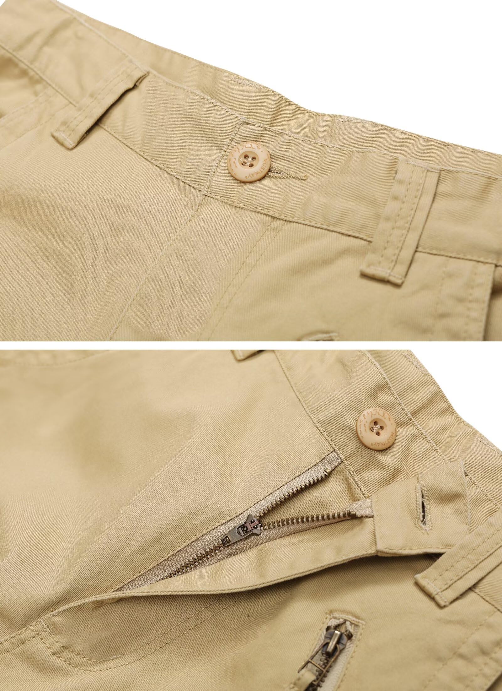 TRGPSG Men's Camo Cargo Pants - Cotton Casual Work & Hiking Pants with 8 Pockets - Perfect for Outdoor Adventures, Workwear & Street Style