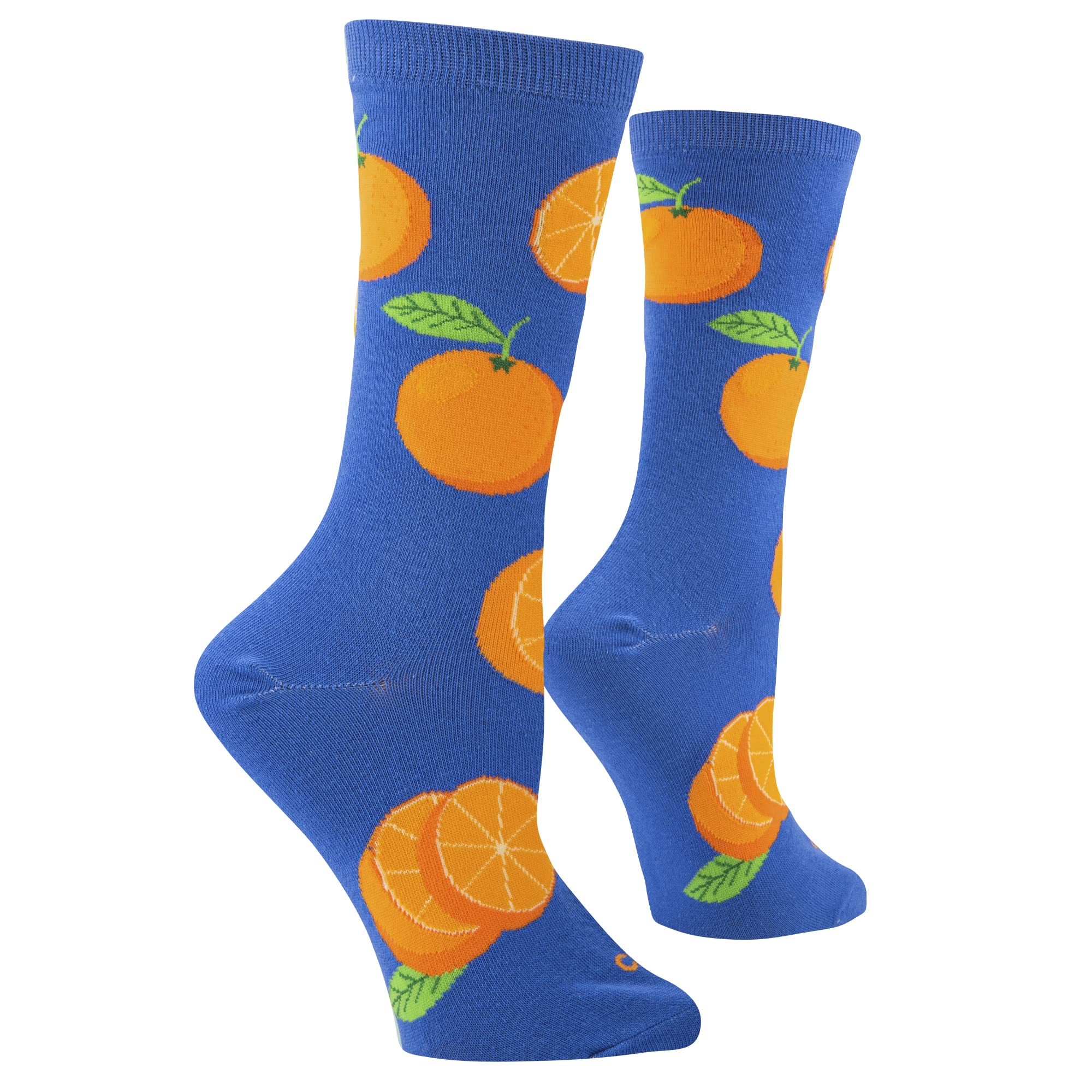 Fun Fruit Print Crew Socks for Women - Cute & Comfortable for Daily Wear