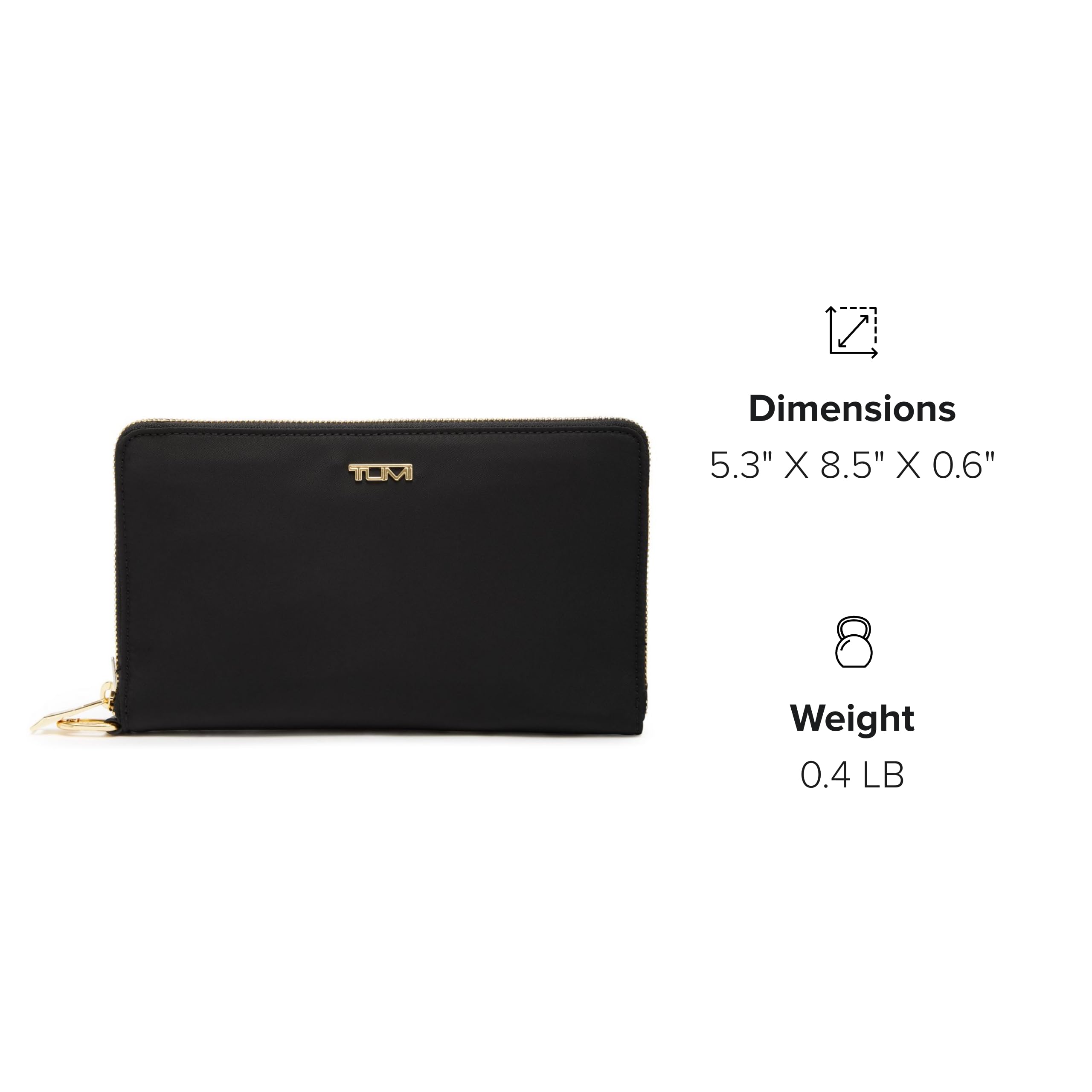 TUMI Voyageur Vevay Jewelry Organizer Travel Case - Necklace, Earring & Ring Storage Box - Perfect for Travel, Gifts & Home Organization