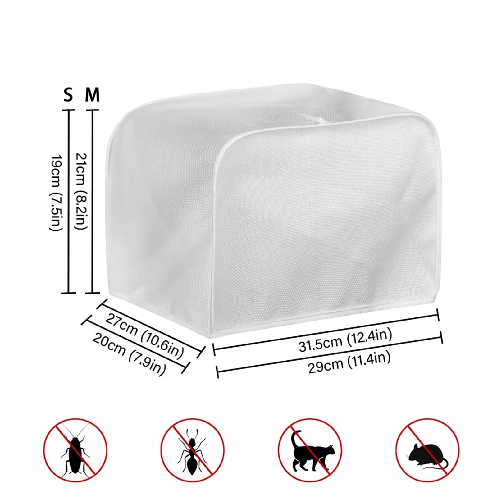 Cat Butterfly Toaster Cover - Anti-Dust & Fingerproof Kitchen Appliance Protector, Cute Microwave & Oven Decor Accessory for Stylish Kitchen Organization