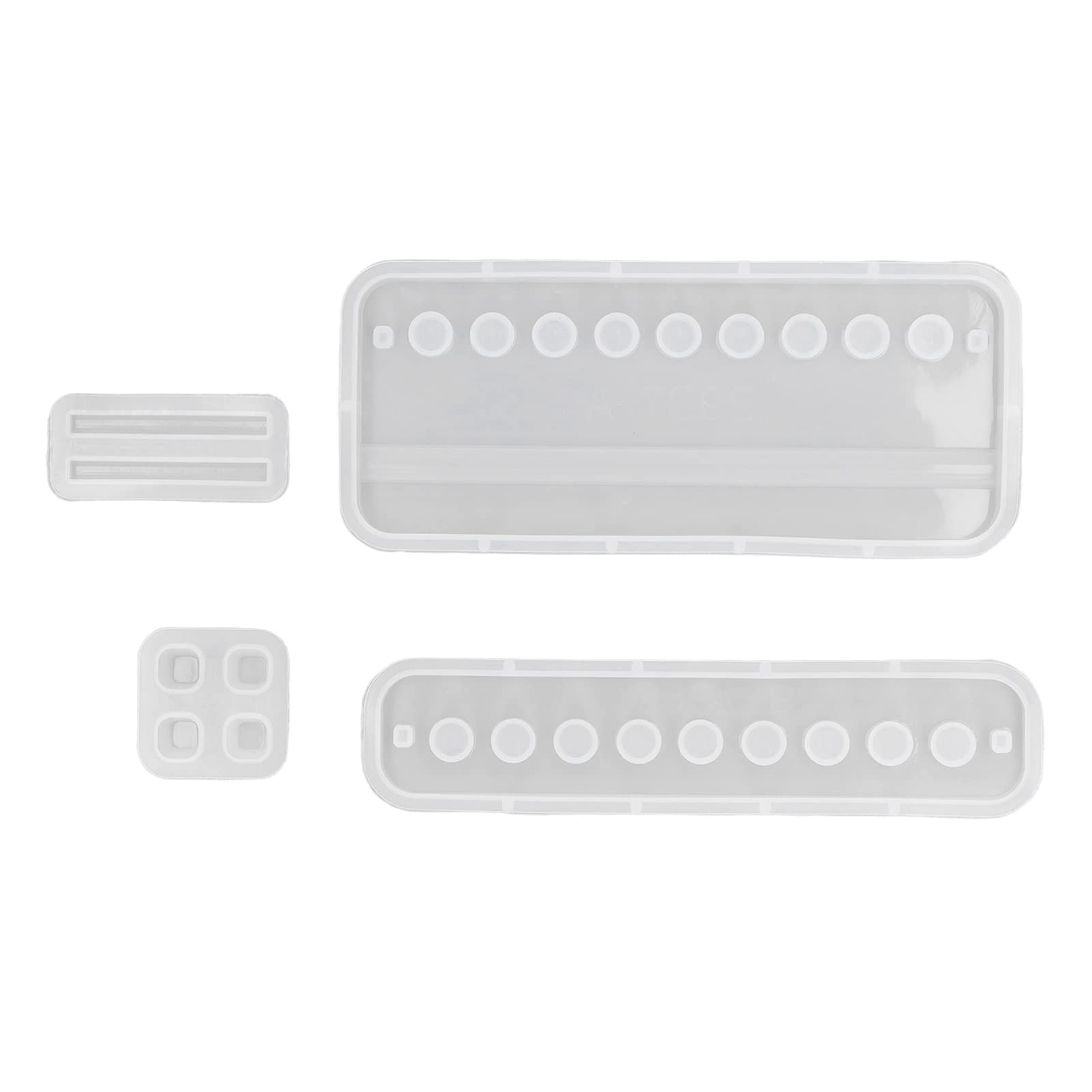 Premium Silicone Molds for Epoxy Resin - 8PCS Set with Pen Holder, Business Card Holder & Phone Stand - DIY Craft Molds for Home Decor, Office Organization & Gift Making