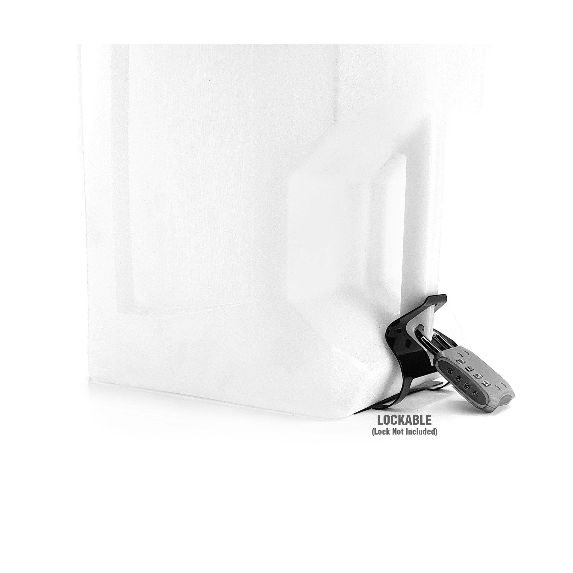 EZ Utility Jug Floor Mount - Heavy Duty Water Container Holder for Garage, Workshop & Outdoor Use - Perfect for Storage & Organization