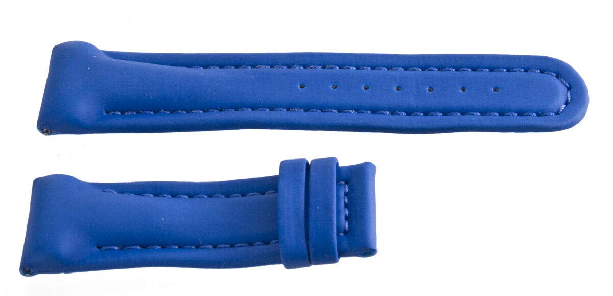 JoJo JoJino 24mm Blue Polyurethane Watch Band Strap - Durable Replacement Strap for Smartwatches & Fitness Trackers - Perfect for Running, Swimming & Everyday Wear