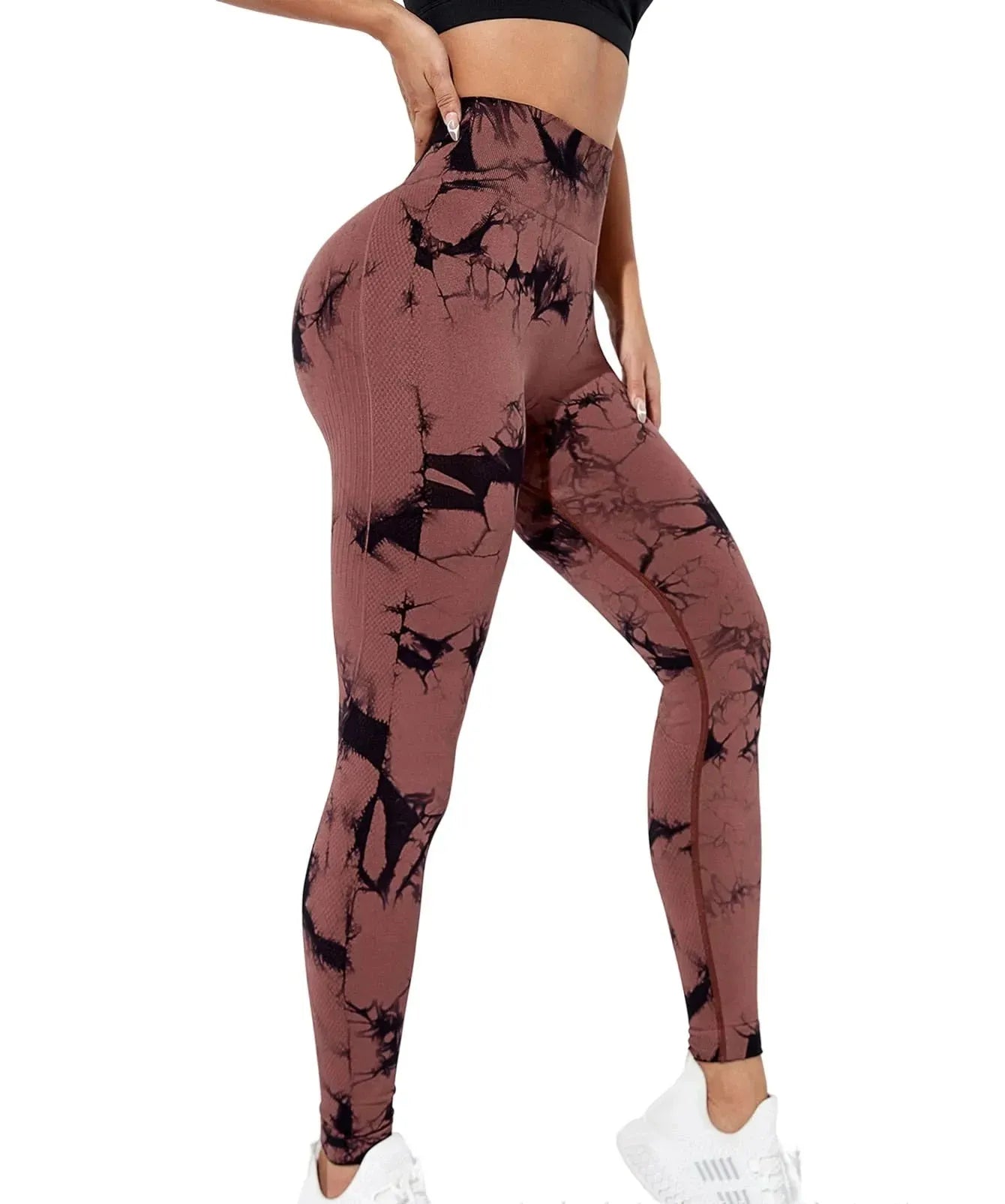 2023 Seamless Tie Dye Leggings for Women - Sexy High Waist Yoga Pants, Gym Workout Leggings with Push Up Effect | Perfect for Fitness, Running & Lounge Wear