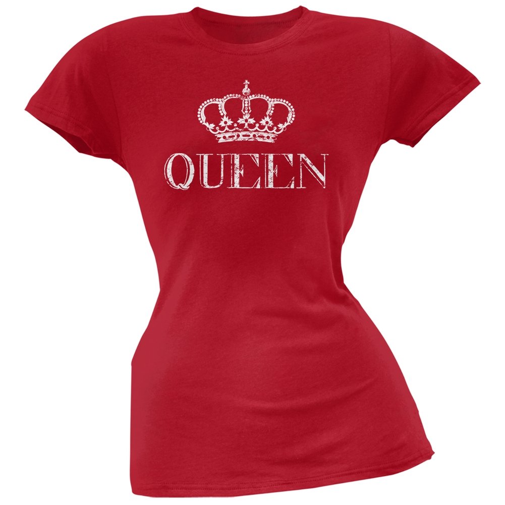 Soft and Comfortable Queen Juniors T-Shirt - Breathable Cotton Tee for Women & Girls - Casual Wear, Lounge, Sleep, and Everyday Outfits