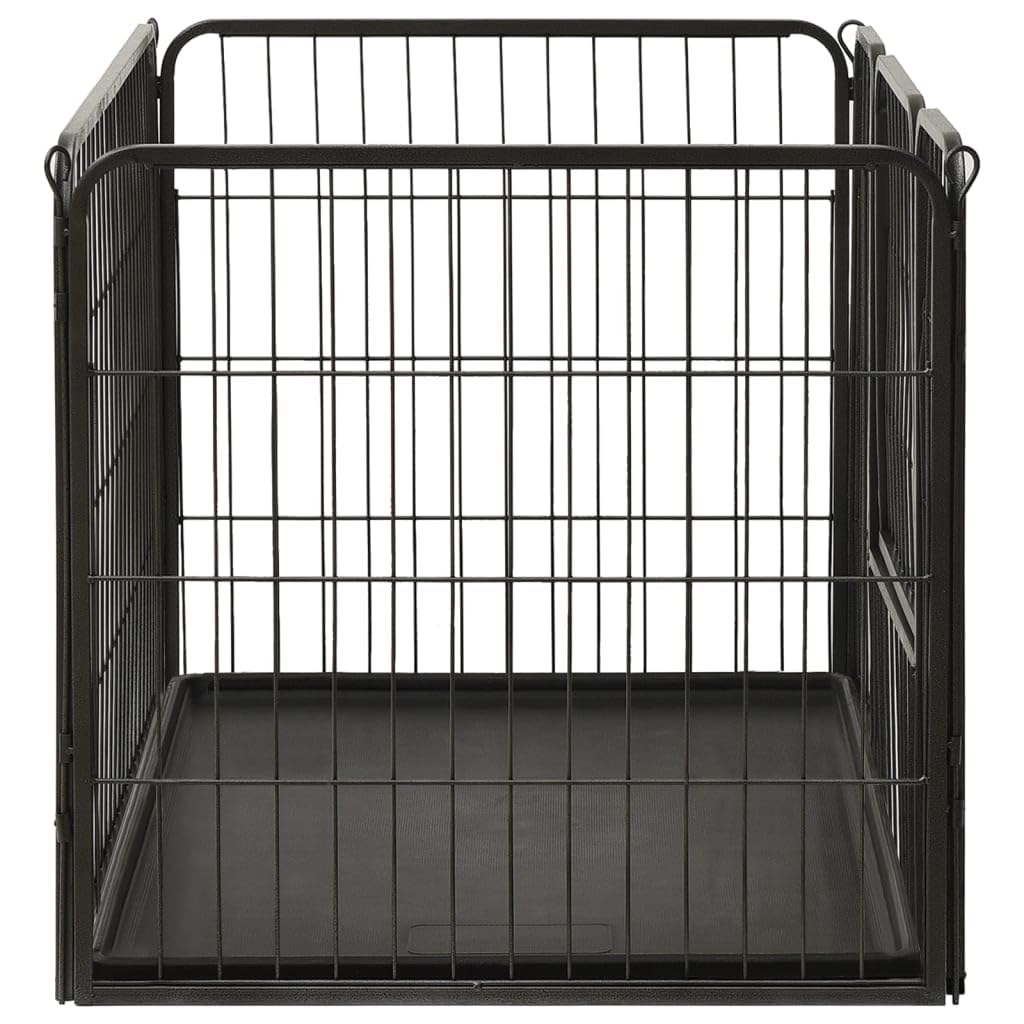 vidaXL Steel Puppy Playpen - 36