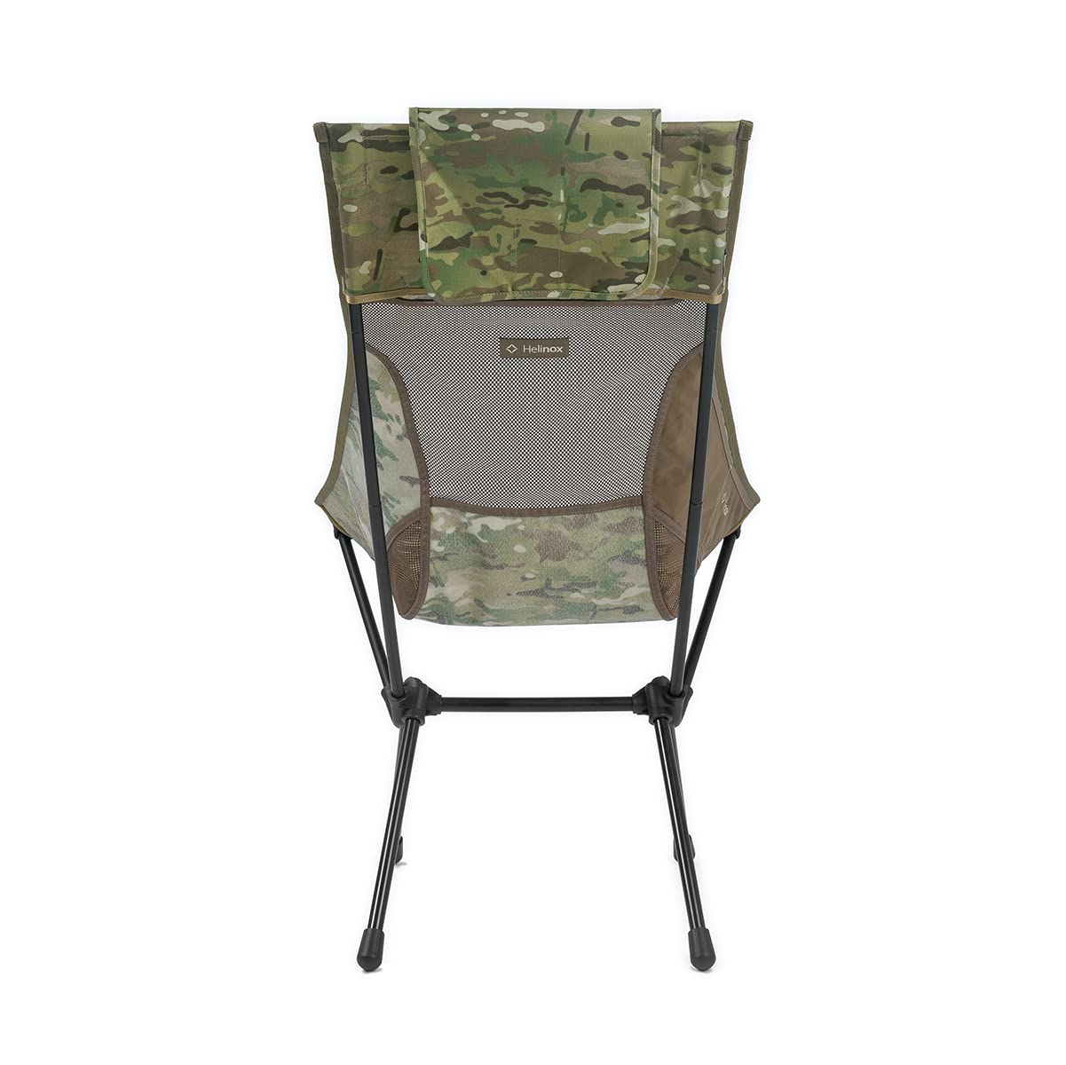 Helinox Sunset Chair - Lightweight High-Back Compact Folding Camping Chair with Storage Pockets | Portable Outdoor Chair for Hiking, Backpacking, Beach, Picnics & Tailgating | Multicam Camouflage Design