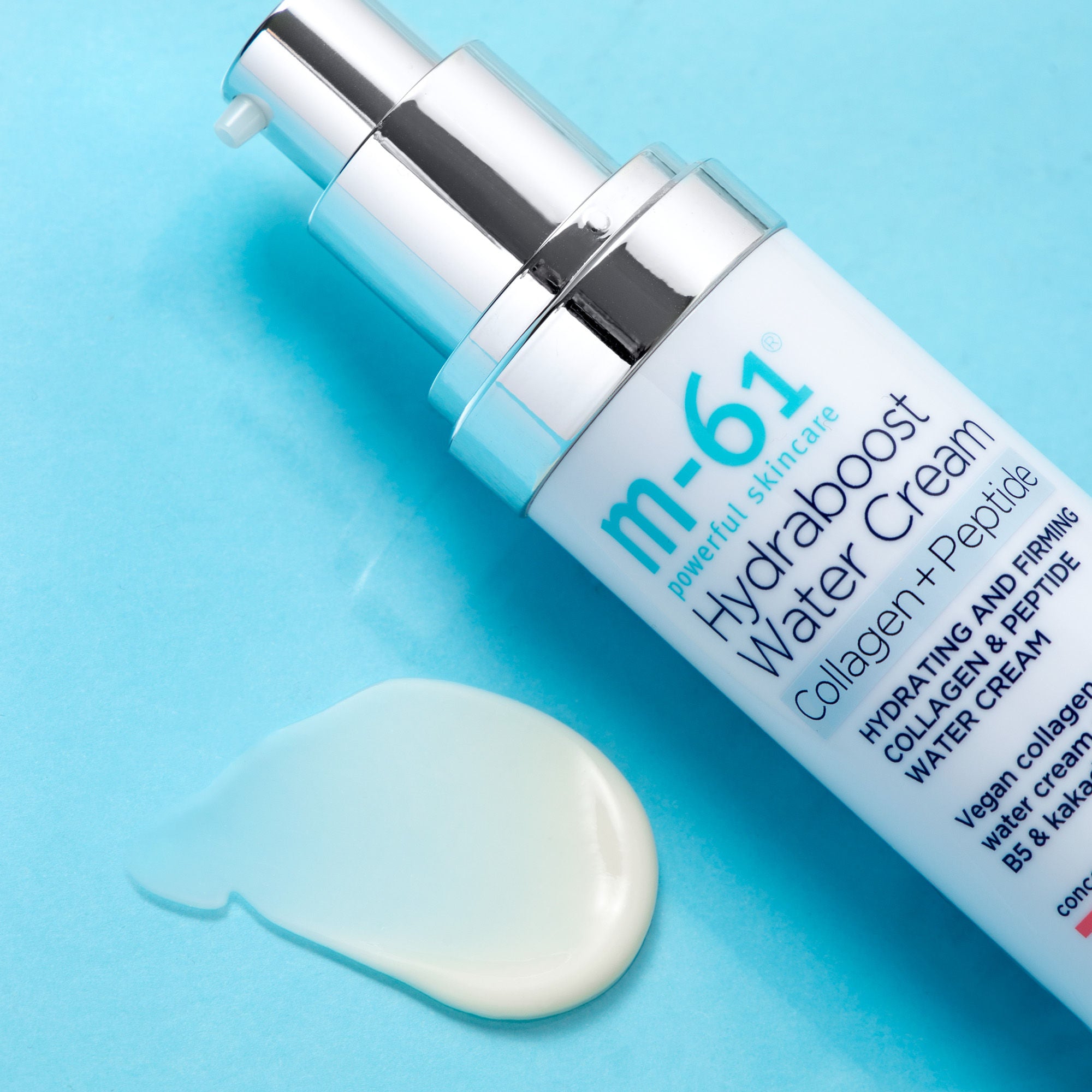 Hydraboost Collagen + Peptide Water Cream for Face - Anti-Aging Moisturizer with Hyaluronic Acid - Hydrating & Plumping Day & Night Cream for Dry & Sensitive Skin - Perfect for Daily Skincare Routine & Makeup Prep