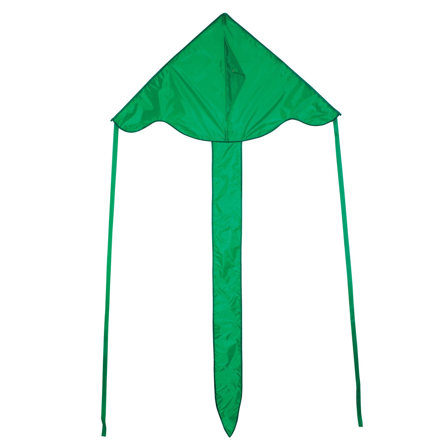 Green Solid Color Fly Hi Kites - Premium Outdoor Kite for Beach, Park & Family Fun | In the Breeze Collection