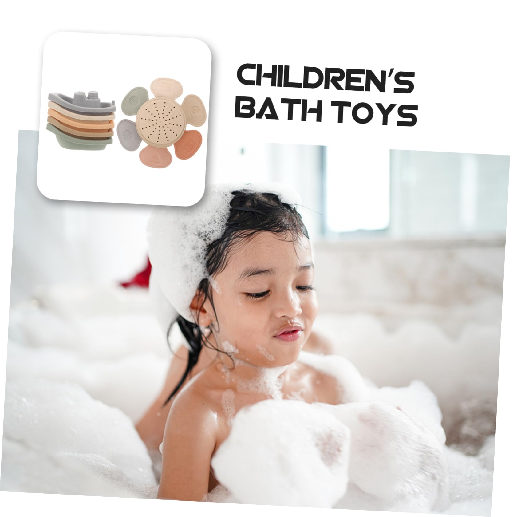 Moluckfu 12-Piece Bath Toy Set for Toddlers - Fun Plastic Bathtub Toys for Kids, Floating Water Play for Baby & Children - Perfect for Bath Time, Pool, and Sensory Play