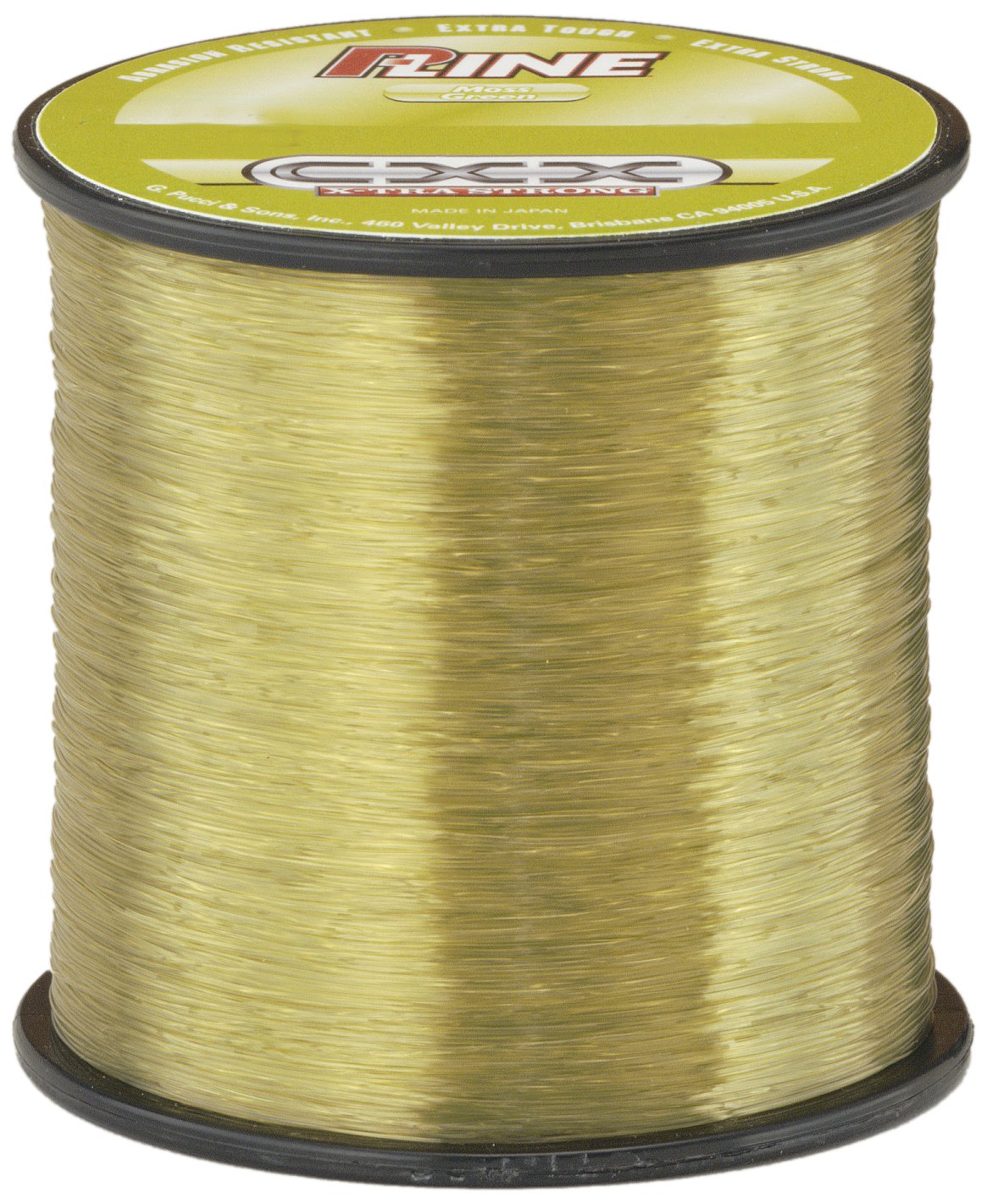 P-Line CXX-Xtra Strong 1/4 Size Fishing Spool - Moss Green | Premium Saltwater & Freshwater Fishing Line | Ideal for Bass, Trout & Offshore Angling