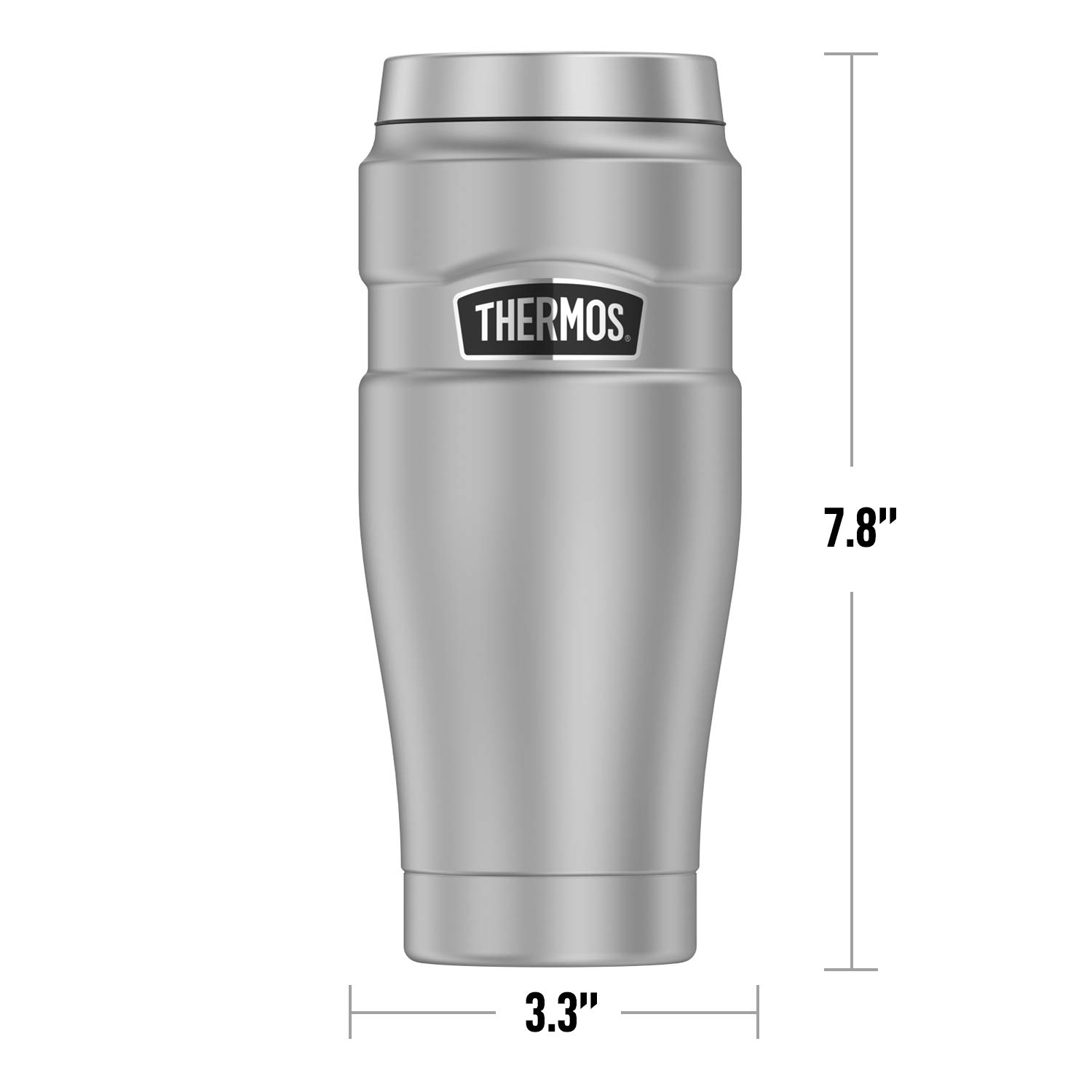 Friends Door Peephole THERMOS STAINLESS KING 16oz Stainless Steel Travel Tumbler - Vacuum Insulated Double Wall Thermal Mug for Coffee, Tea & Cold Drinks - Perfect for Office, Gym, Camping & Outdoor Activities