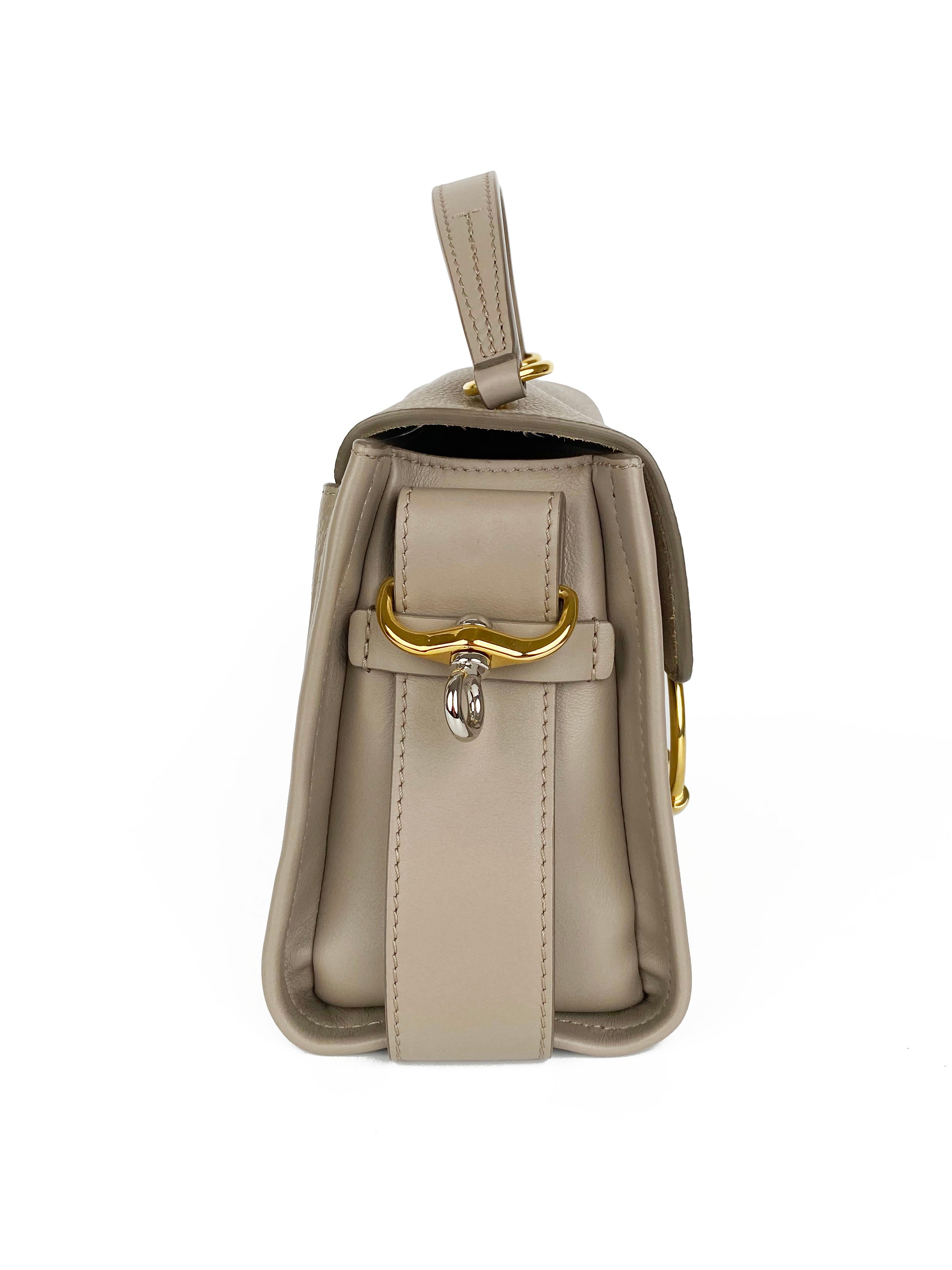 Chloe Motty Grey Mini Tess Day Bag - Stylish Crossbody Purse for Women, Fashionable Everyday Handbag for Work, Travel & Shopping
