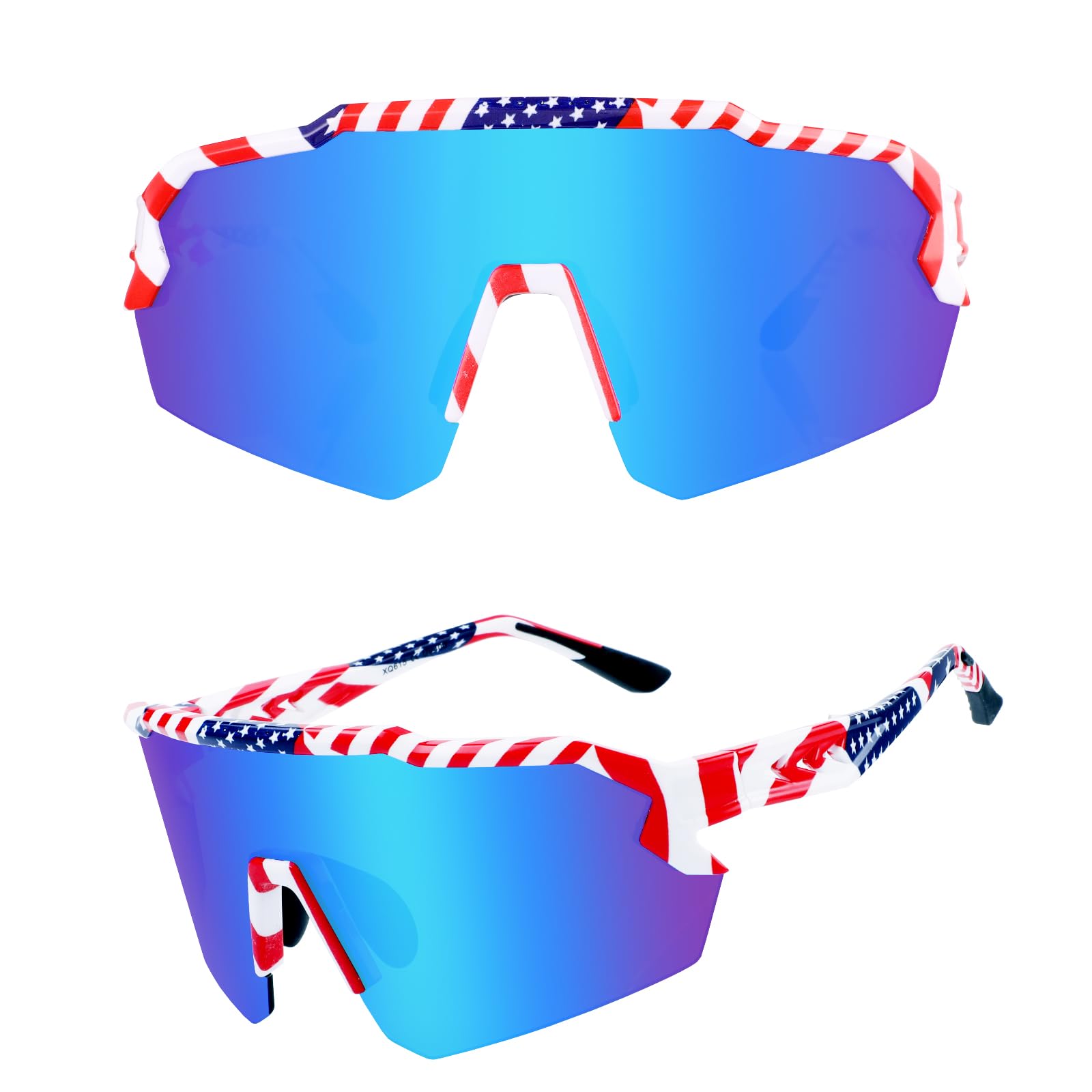 Ukoly Polarized Sports Sunglasses for Men & Women - UV400 Protection, TR90 Frame - Baseball, Running, Cycling, Outdoor Activities - Lightweight & Durable for All-Day Comfort