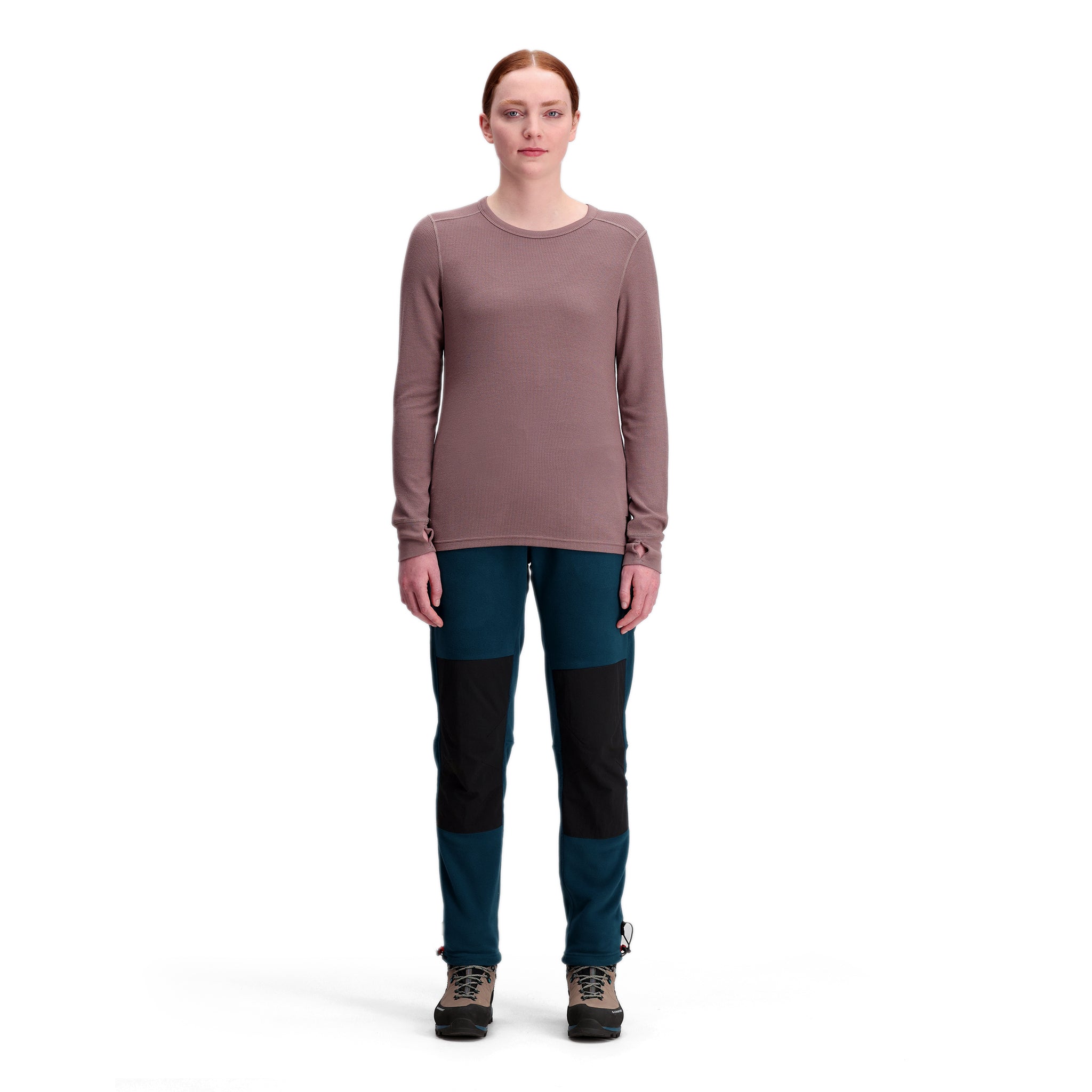 Global Waffle Crew Women's Sweater - Cozy Knit Pullover for Fall & Winter - Perfect for Casual Outfits and Layering