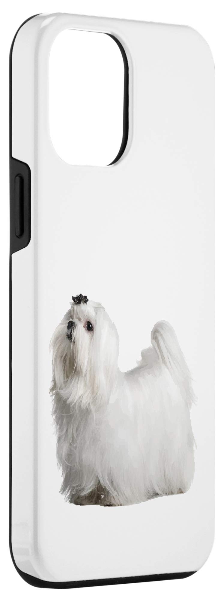 Premium iPhone 12 Pro Max Case with Maltese Dog Design - Cute Pet Lover Gift, Shockproof Protective Cover for Work, Travel & Everyday Use
