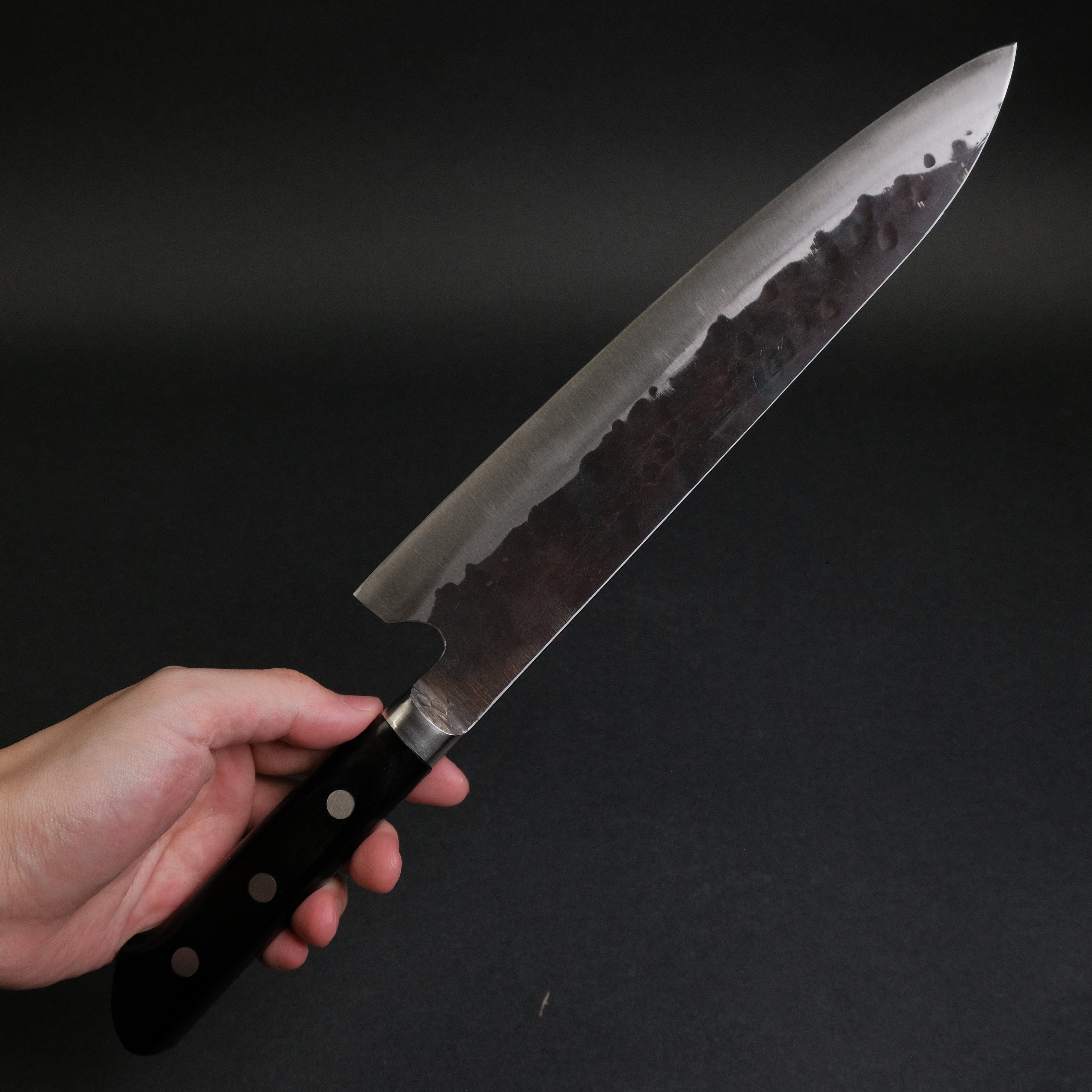 Premium Teruyasu Fujiwara Denka Gyuto 240mm Japanese Chef Knife - Pakka Wood Handle - High Carbon Steel Blade for Professional Chefs & Home Cooking - Perfect for Slicing, Dicing & Meat Cutting