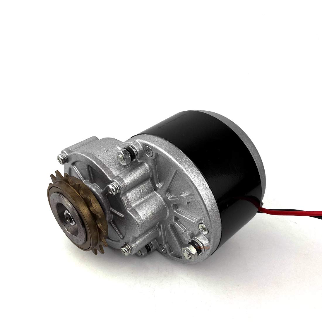 250W Electric Brushed Motor MY1016Z with 16T Gear - Freewheel L-faster Motor Kit with Brush Controller & Connectors for E-Bike, Scooter & DIY Electric Vehicle Projects