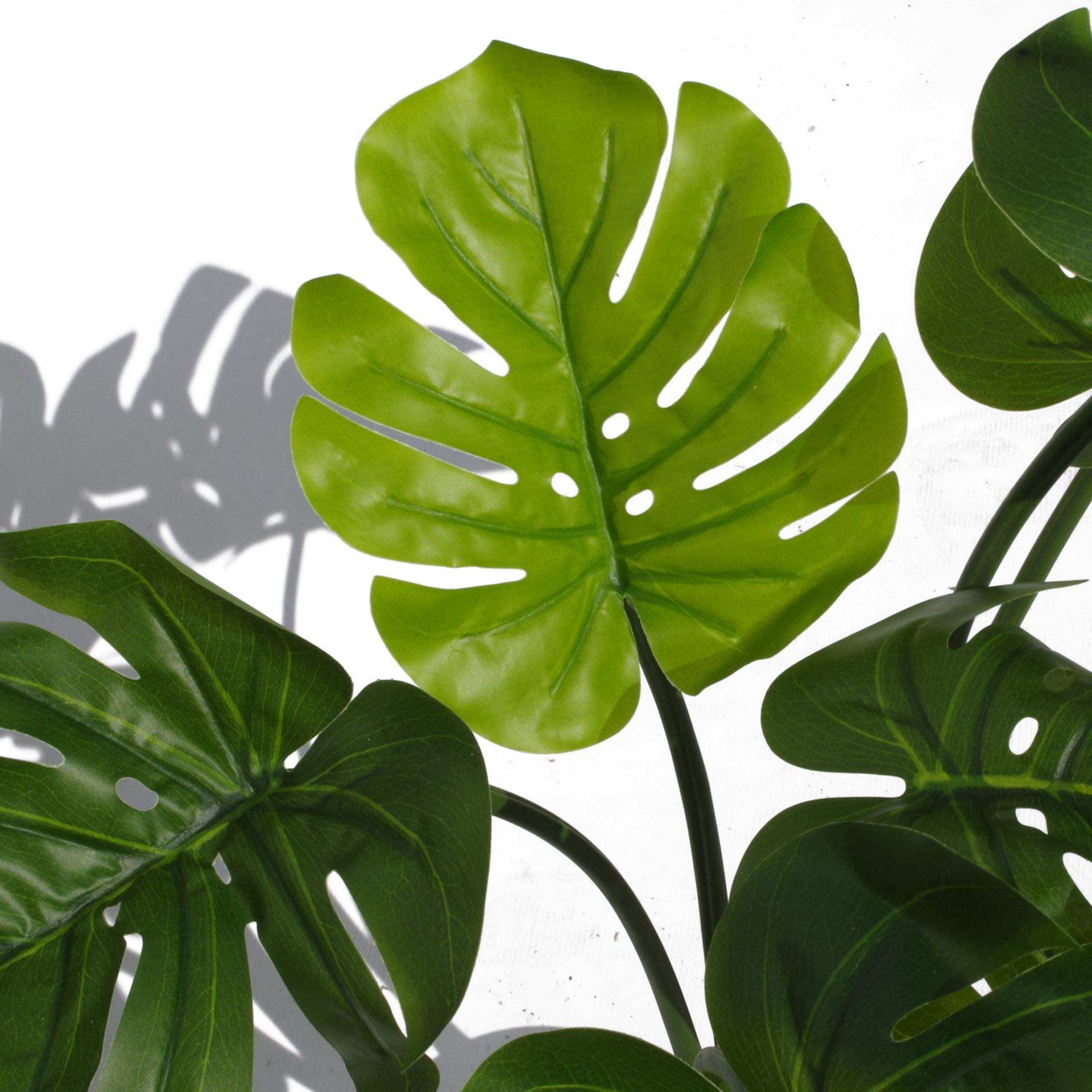 70cm Artificial Monstera Stem Plant - Realistic Twisted Leaf Design for Home Decor, Office, Wedding & Party Arrangements