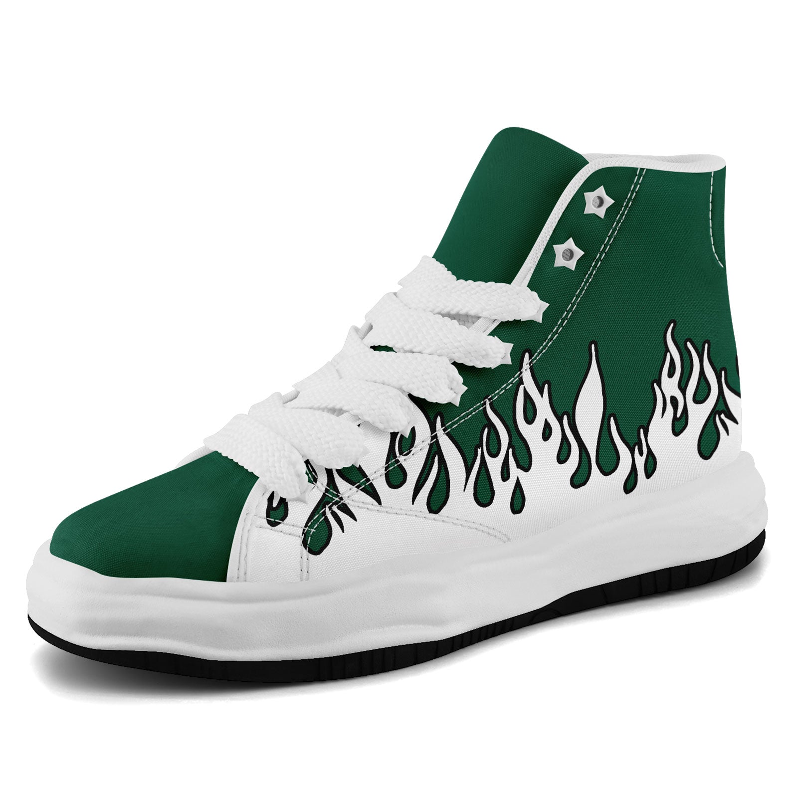Custom Green & White New York Football Jersey with Firesoul Sports Shoes - Personalized Combo Set for Fans | Game Day Outfit, Team Spirit Wear, Sports Enthusiast Gift