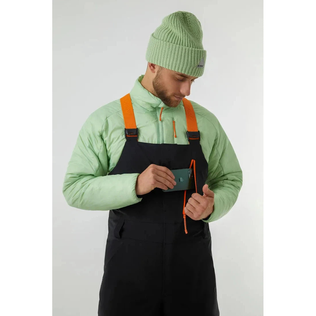 Orage Men's Leeds Insulated Bib Snow Pants 2025 - Waterproof Winter Ski Pants for Men - Perfect for Skiing, Snowboarding & Cold Weather Outdoor Activities
