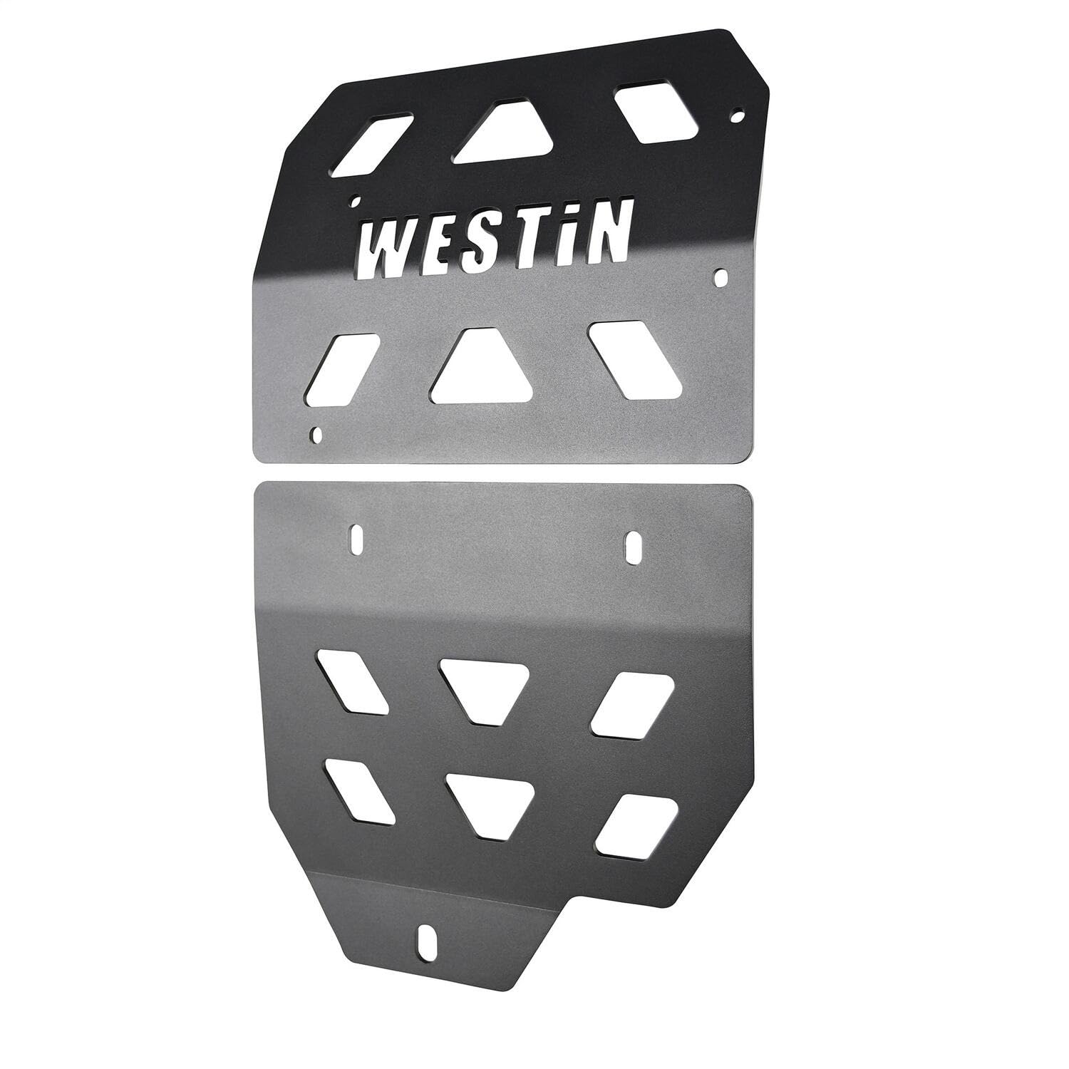 Westin 42-21075 Transmission Pan Skid Plate for 2018-2024 Jeep Wrangler JL (Excludes Diesel, Manual Transmission, Turbo & 4xe Models) - Heavy-Duty Off-Road Protection for Rock Crawling & Trail Adventures