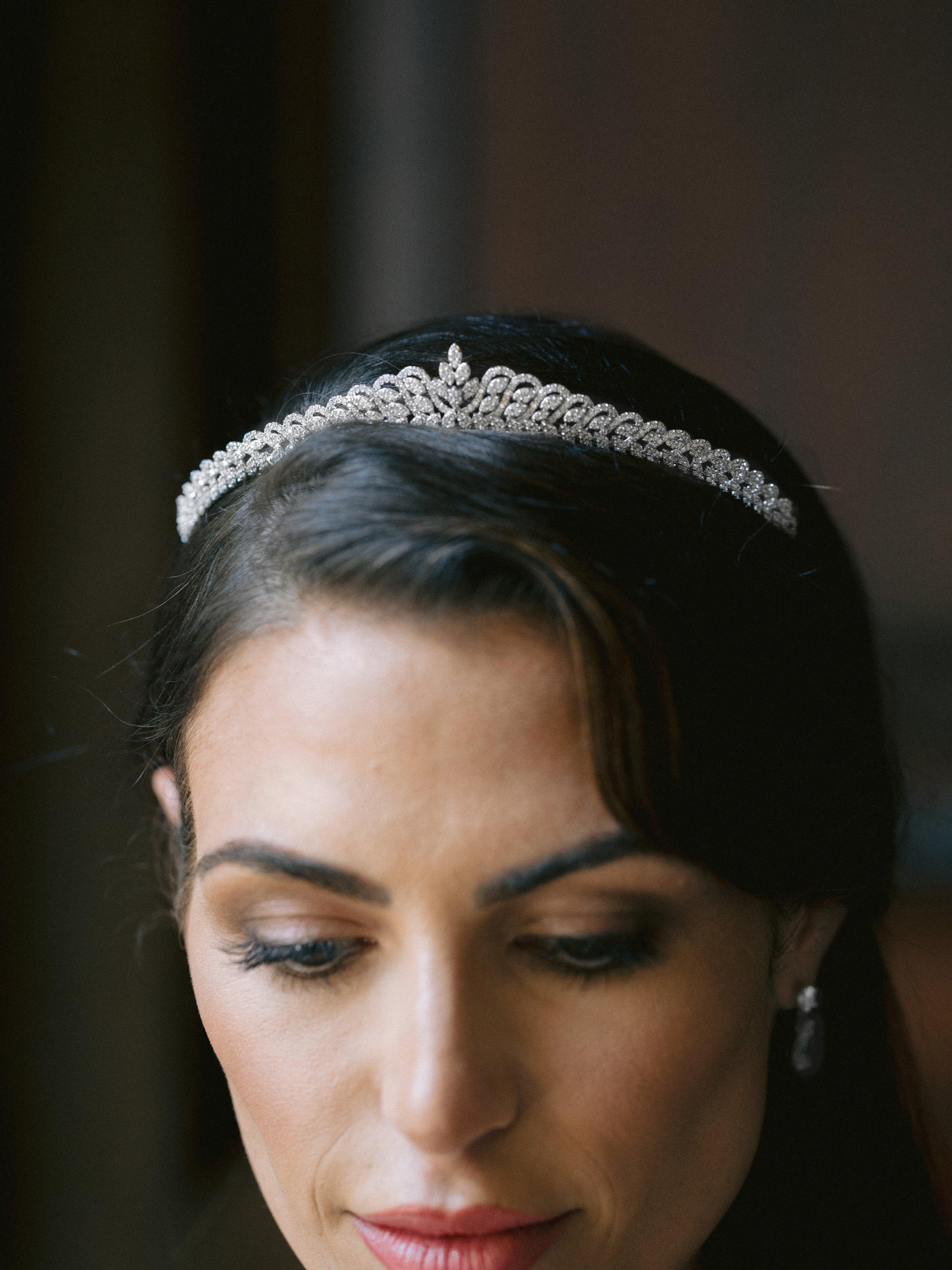 Colette Petite Tiara - Elegant Hair Accessory for Weddings, Prom & Special Occasions | Perfect for Brides & Formal Events