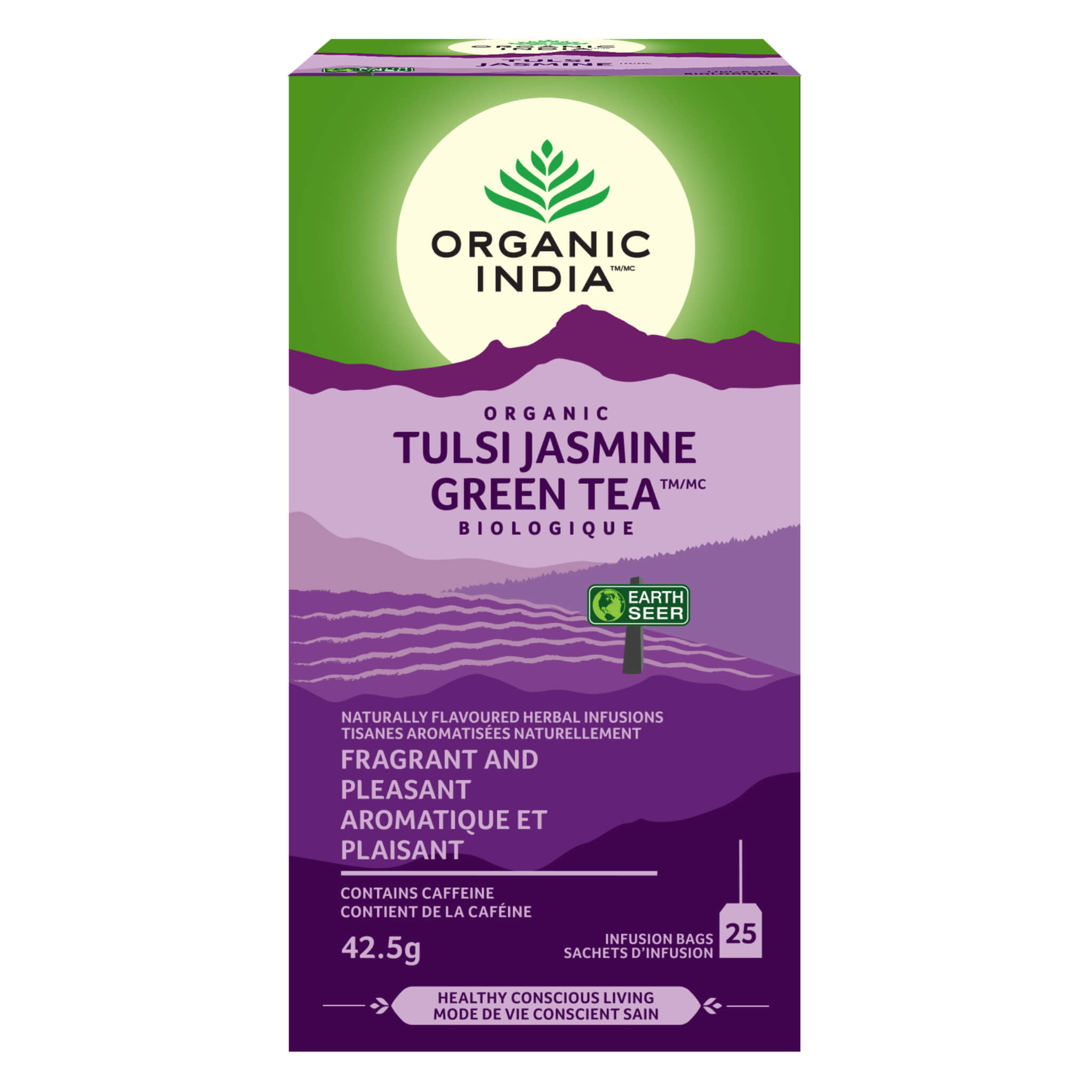 Organic Tulsi Jasmine Herbal Tea - Relaxing & Refreshing Herbal Infusion for Stress Relief & Better Sleep | Perfect for Evening Relaxation & Wellness Rituals