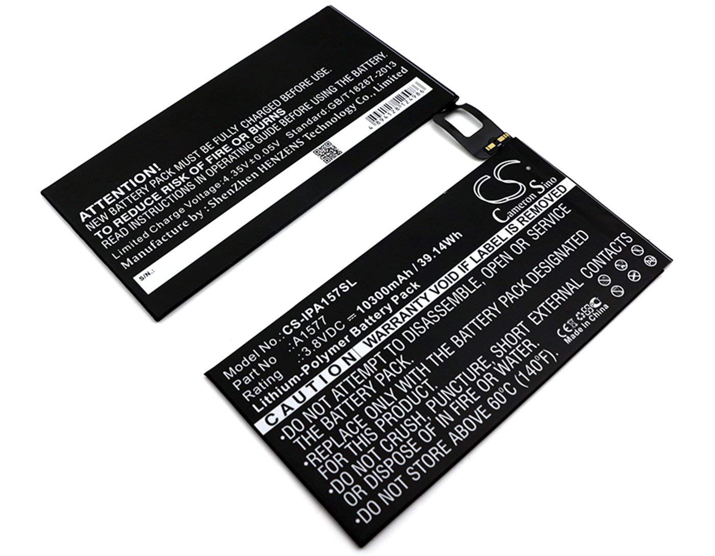 VINTRONS Replacement Battery for Apple iPad Pro 12.9-inch (A1584) - High Capacity Li-ion Battery with Fast Charging | Perfect for Work, Travel & Entertainment