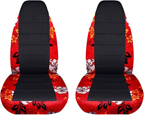Red w Flowers and Black