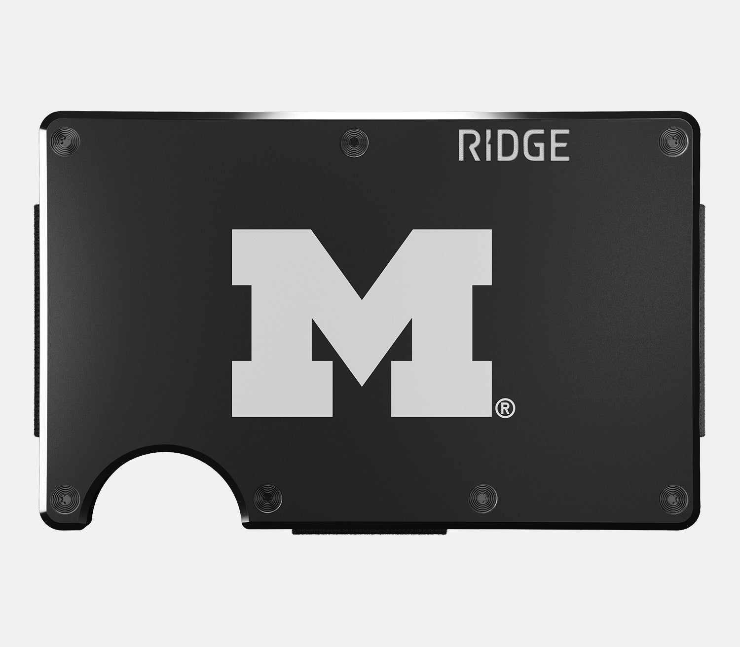 Ridge Wallet Michigan Wolverines Slim Minimalist RFID Blocking Front Pocket Wallet - Perfect for Travel, Gym, and Everyday Carry