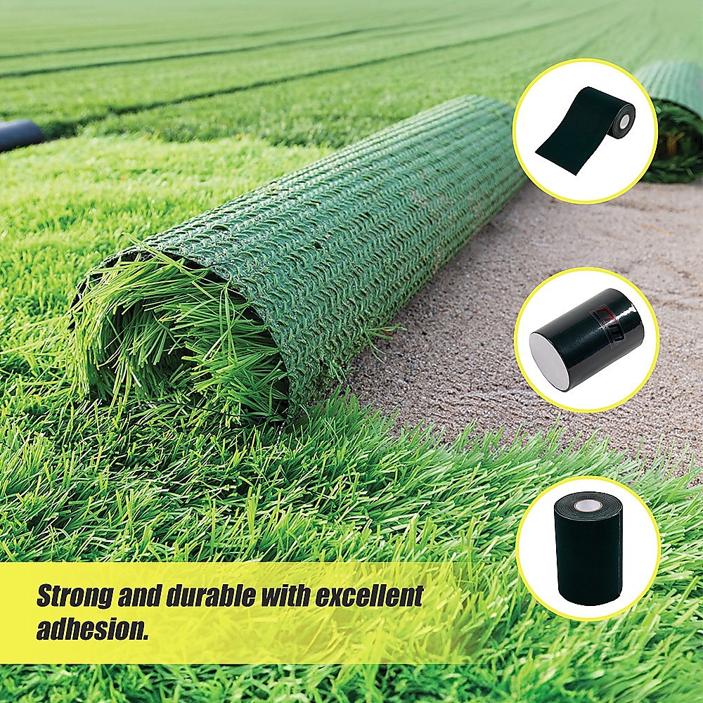 10m Self-Adhesive Synthetic Turf Joining Tape - Strong Peel & Stick Artificial Grass Adhesive for Lawn, Carpet & Outdoor Projects - Perfect for DIY Landscaping, Play Areas & Pet-Friendly Yards