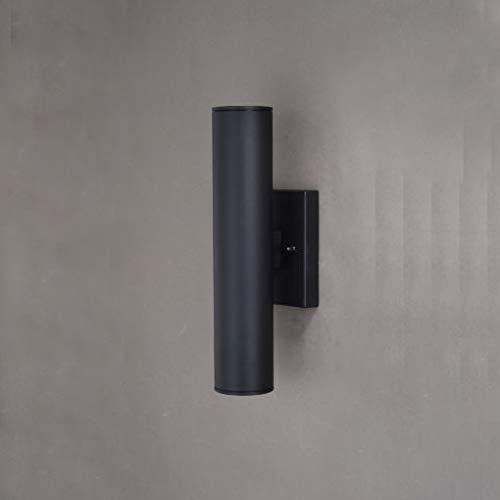 Chiasso 14 Inch LED Outdoor Wall Light - Textured Black Finish - Weatherproof Exterior Sconce for Porch, Patio & Garden Lighting