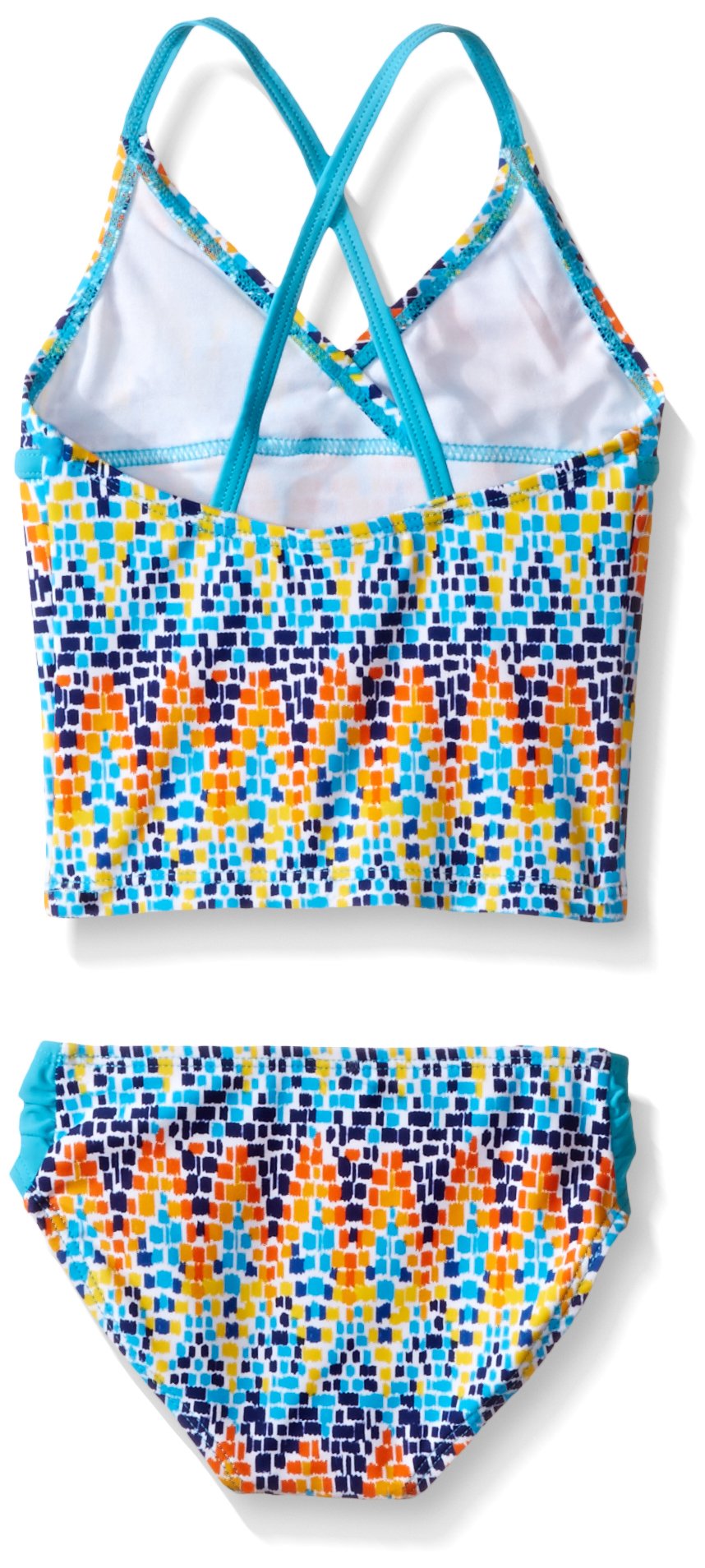 Kanu Surf Girls' Candy Beach Sport 2-Piece Tankini Swimsuit - UV Protection Swimwear for Kids, Perfect for Pool Parties & Summer Vacations