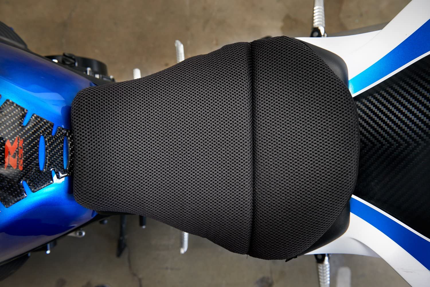 CONFORMAX TOPPER EXCEL ULTRA-FLEX Motorcycle Gel Seat Cushion - XL AIRMAX 18x14x6 - Premium Comfort for Long Rides & Touring - Shock Absorbing Motorcycle Seat Pad for Harley, Honda, Yamaha & Cruiser Bikes