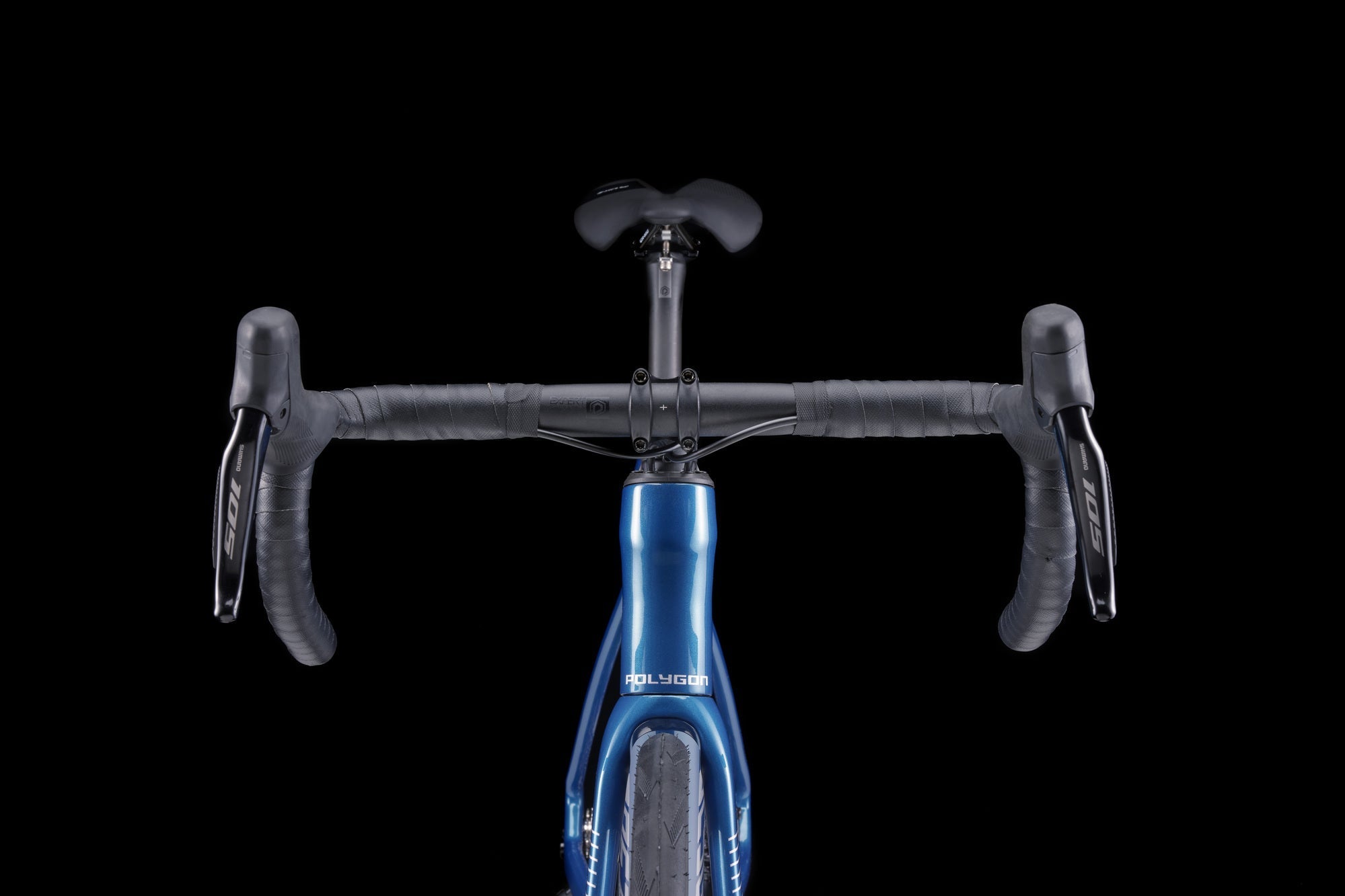 Polygon Strattos S7X 105 Di2 Carbon Road Bike - Lightweight Carbon Frame, Shimano 105 Di2 Groupset - Perfect for Racing, Endurance Riding & Long-Distance Cycling