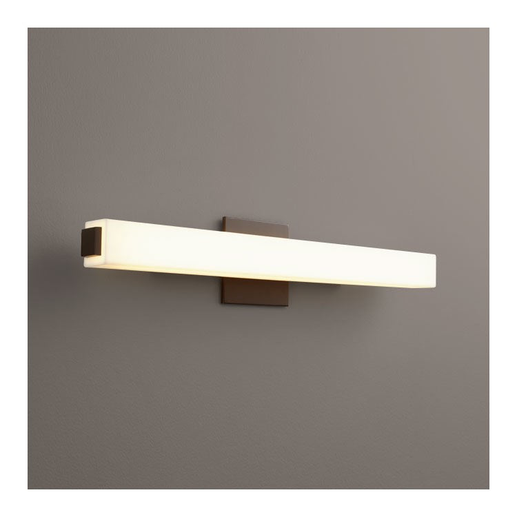 Adelphi 12W LED Bathroom Vanity Light Fixture in Oiled Bronze - Energy Efficient Lighting for Bathroom Mirror, Powder Room & Dressing Area