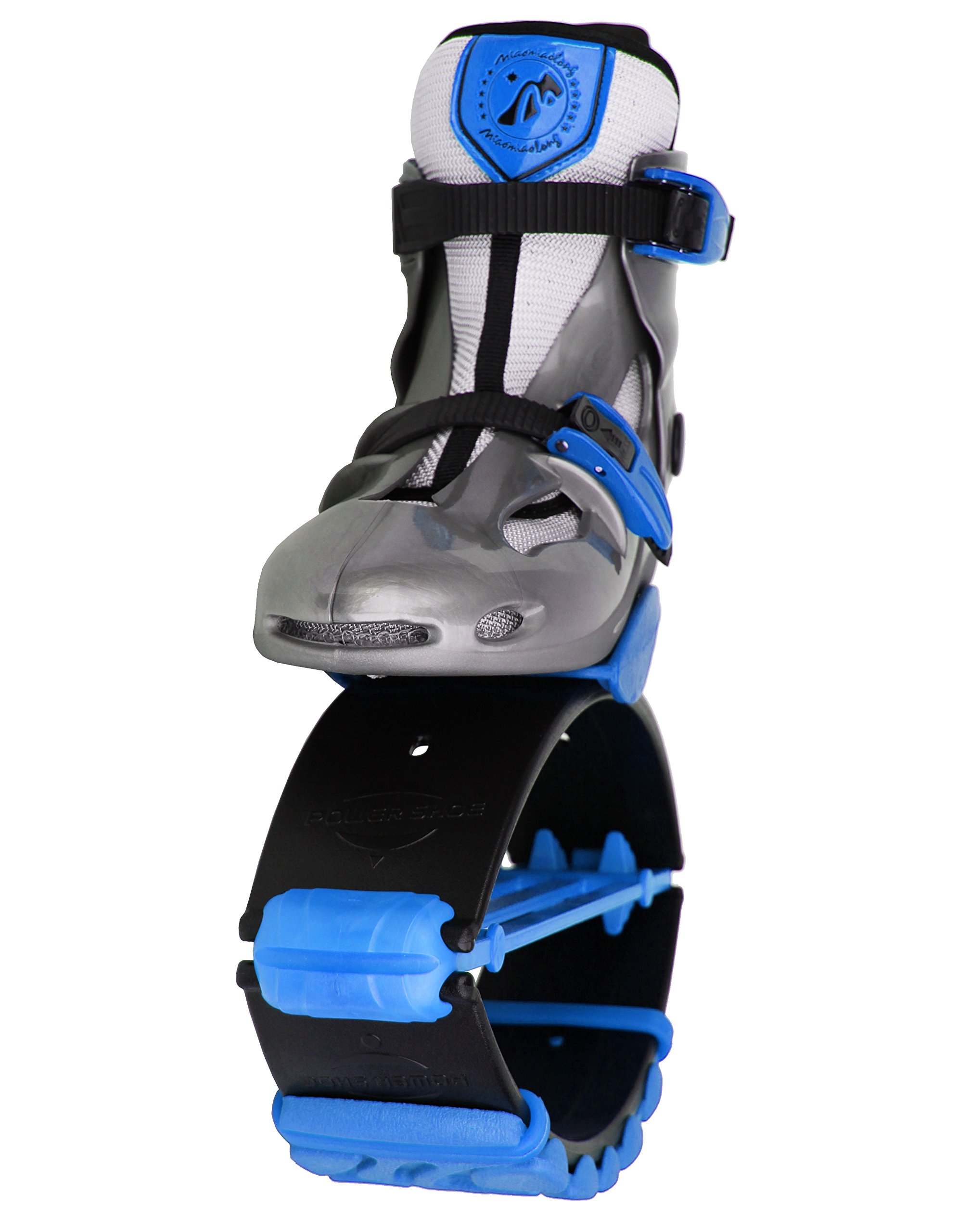 Joyfay Blue Unisex Fitness Jump Shoes - Bounce Shoes for Men & Women (Medium) - Perfect for Trampoline, Aerobics, and Workout Training