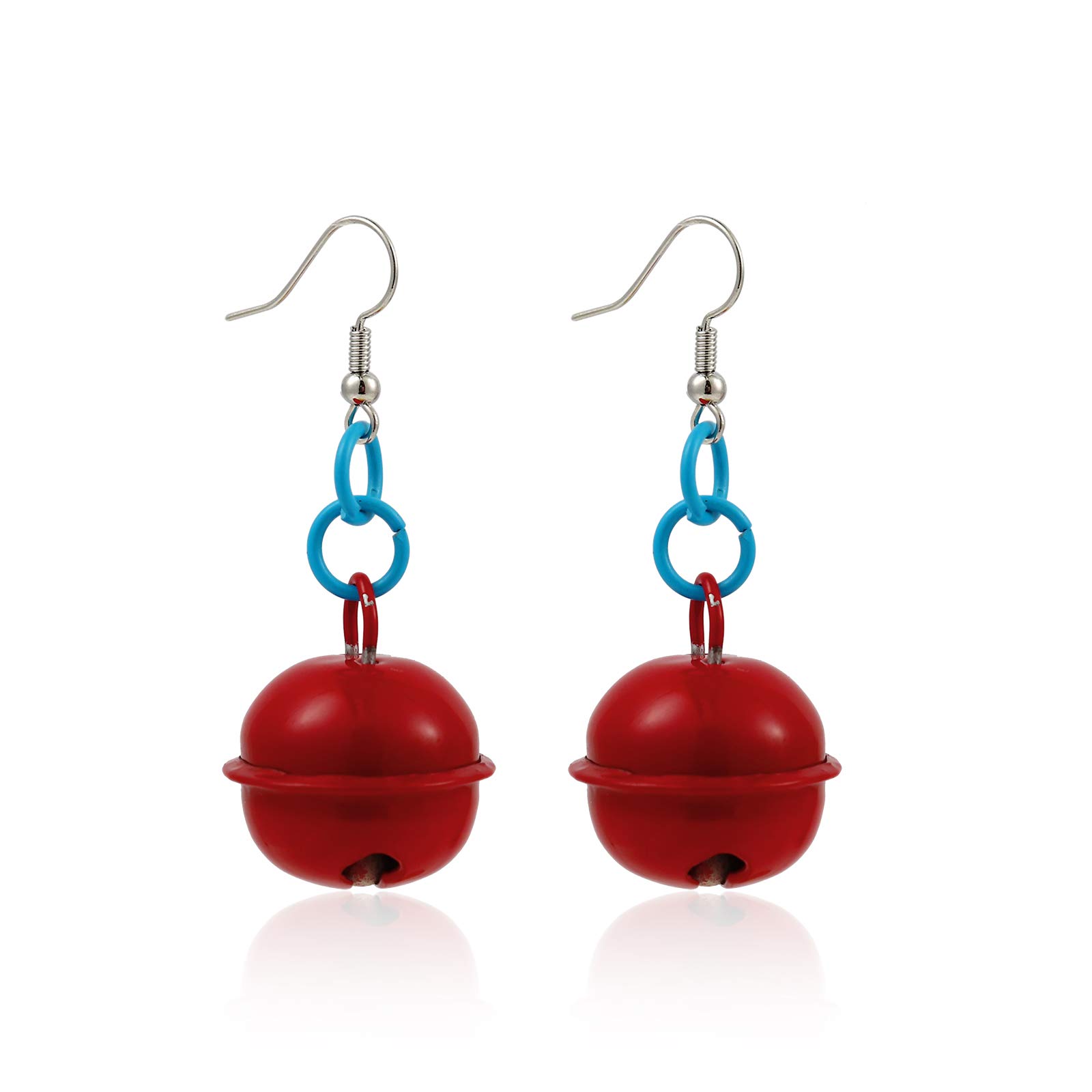 Christmas Jingle Bell Dangle Earrings for Women - Cute Cartoon Bell Jewelry Gifts for Girls, Best Friends & Holiday Parties | Perfect for Christmas Celebrations, Office Parties & Festive Gift Giving