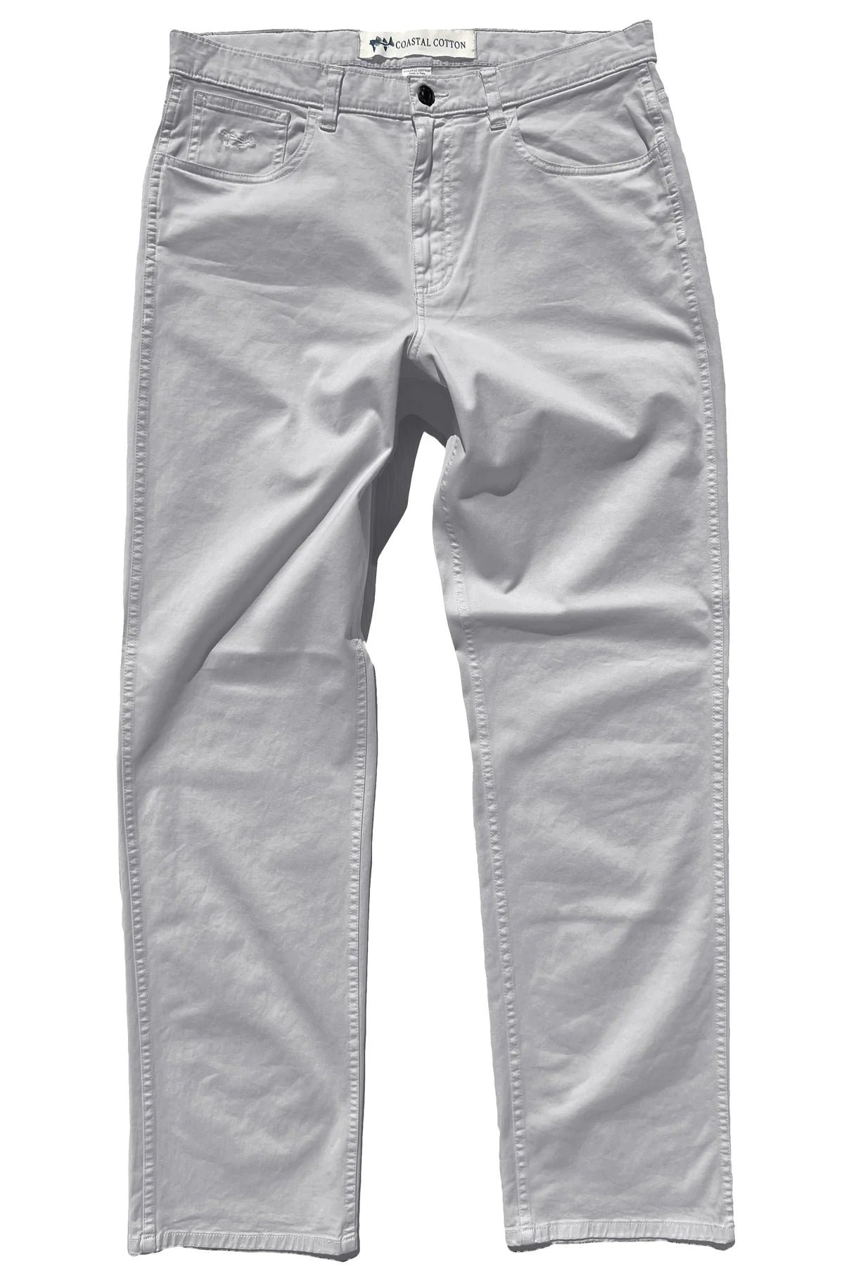 Breathable Coastal Cotton Performance Lightweight 5-Pocket Pants for Men - Perfect for Hiking, Travel & Casual Wear