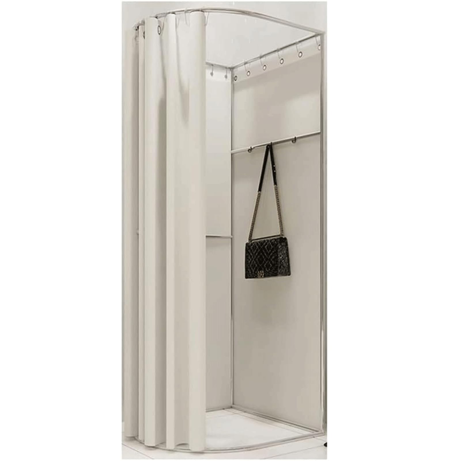 Portable Changing Room with Hook & Metal Frame - Easy to Assemble Dressing Room for Privacy | Perfect for Outdoor Events, Beach, Camping & Temporary Clothing Stores