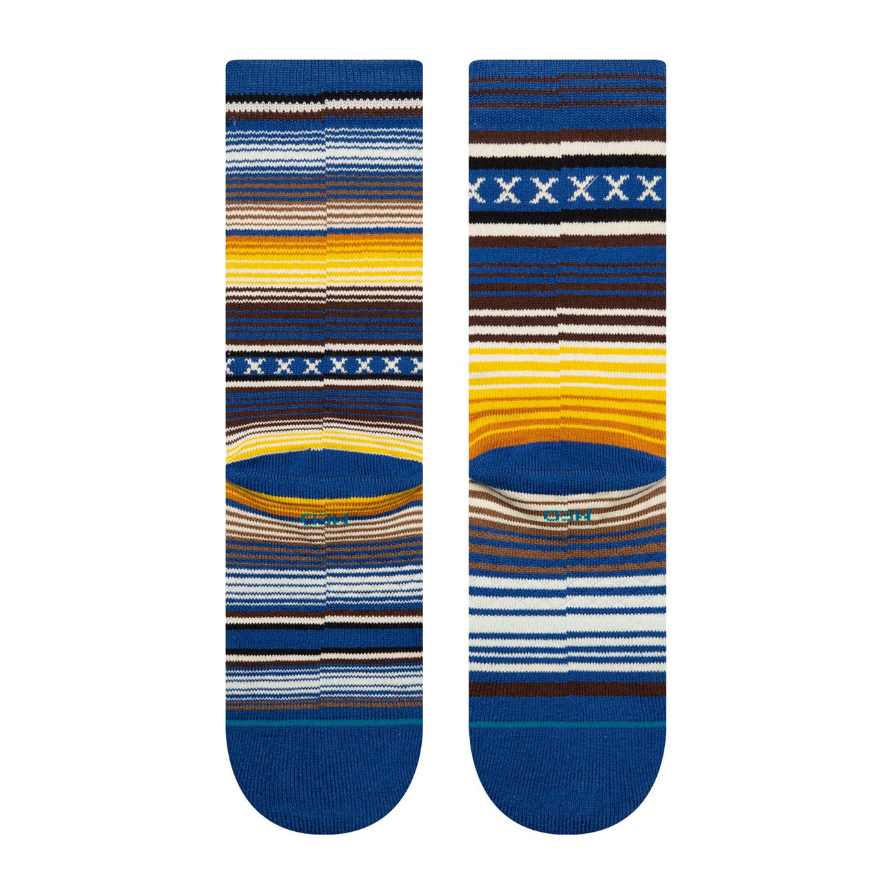 Premium Adult Crew Socks - Soft Cotton Blue Casual Socks for Men & Women - Perfect for Work, Sports & Everyday Comfort