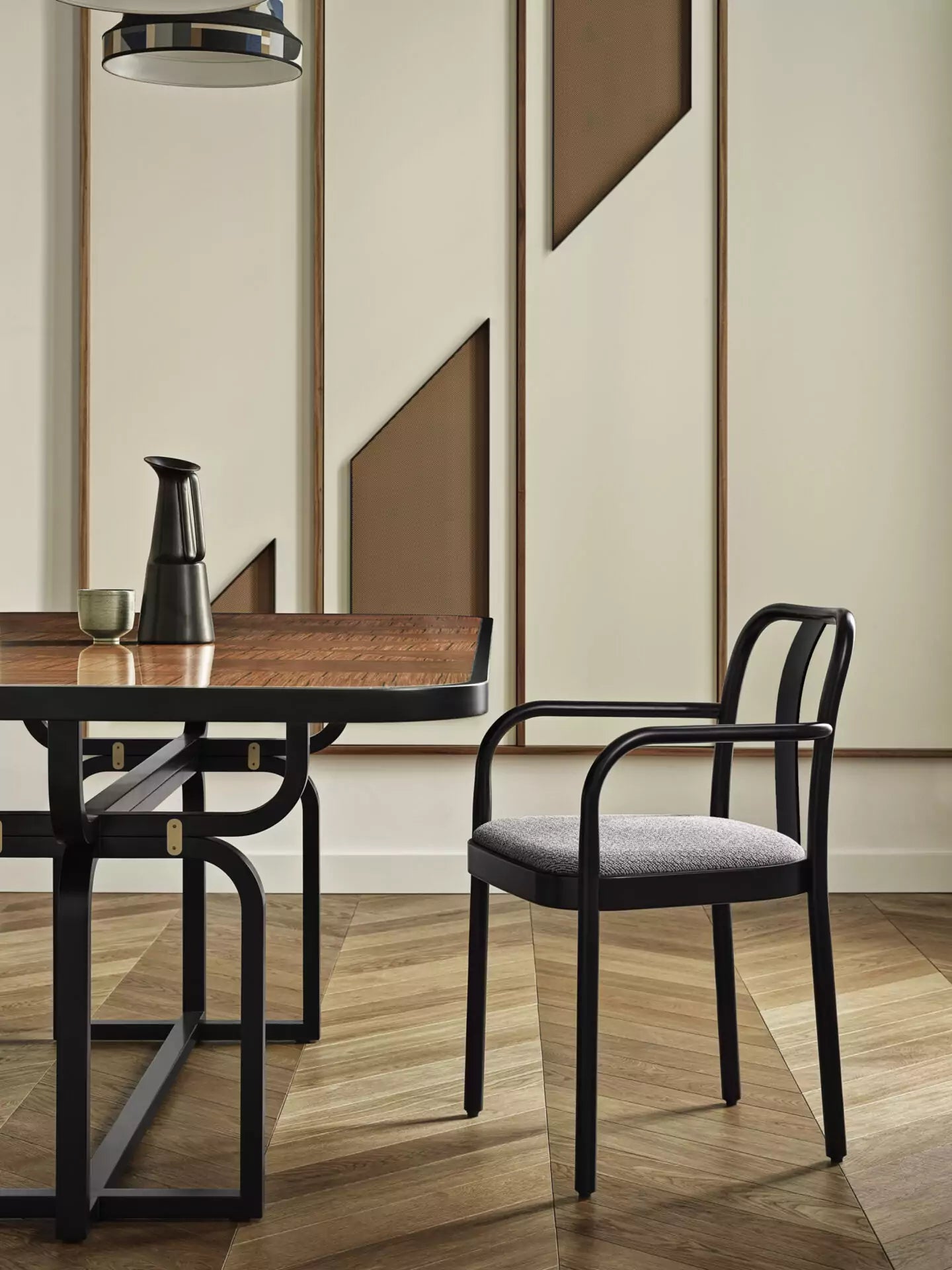 Premium Sugiloo Bentwood Armchair by GTV - Modern Wooden Dining Chair for Kitchen, Living Room & Office - Ergonomic Comfort & Stylish Home Decor