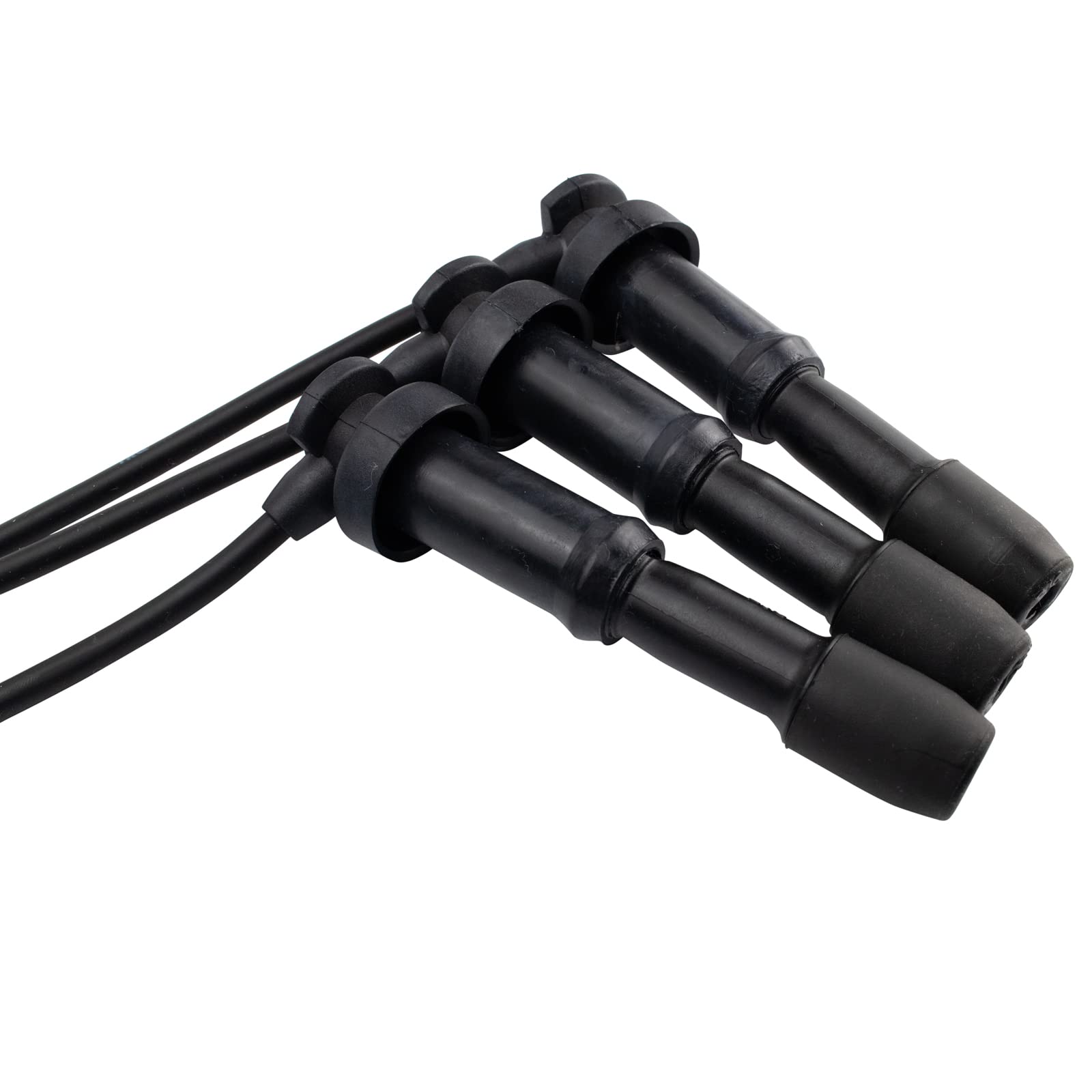 TRQ Ignition Engine Spark Plug Wire Kit Set - Direct Fit for Hyundai Santa Fe XG350 2001-2006 - High Performance Replacement Wires for Smooth Engine Start & Fuel Efficiency - Perfect for DIY Auto Repair & Maintenance