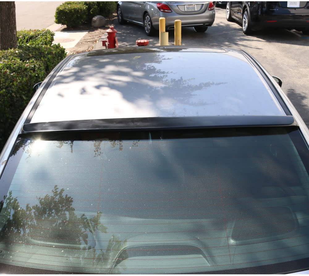 ABS Matte Black Rear Spoiler Wing for 2006-2015 Honda Civic Sedan - Roof Spoiler for Enhanced Aerodynamics & Sporty Look - Perfect for Car Enthusiasts & Street Racing
