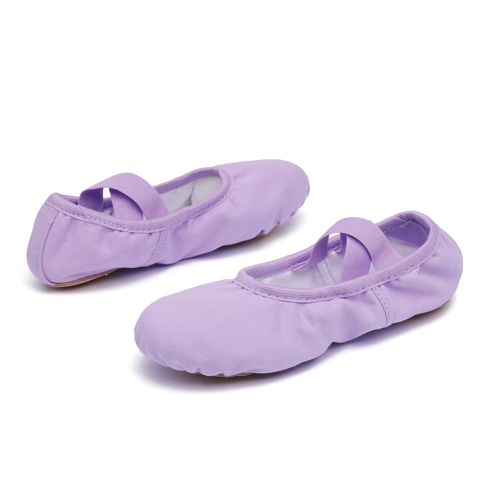 Girls Ballet Dance Shoes for Toddlers - Split Sole Lyrical Turners - Perfect for Ballet Class, Recitals & Dance Performances