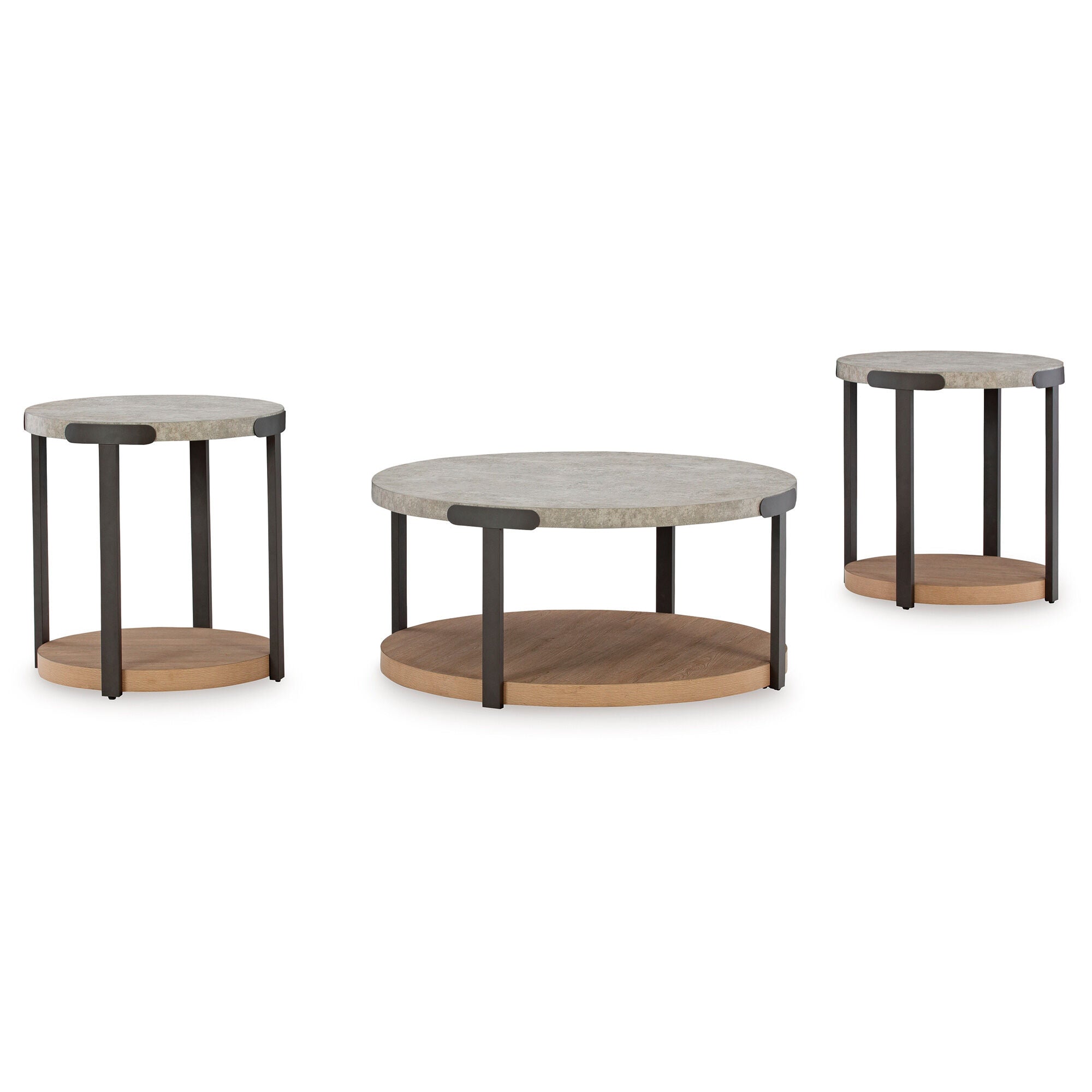 Darthurst Set of 3 Modern End Tables - Wooden Nesting Coffee Tables for Living Room, Bedroom & Office - Perfect for Small Spaces and Home Decor