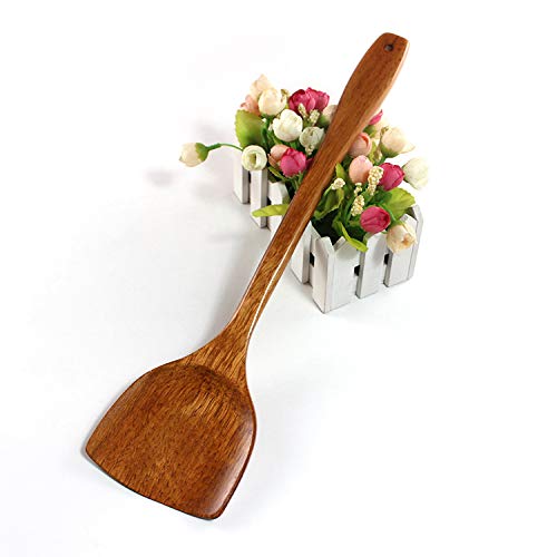 Premium Wooden Spatula Set for Nonstick Cookware - 15