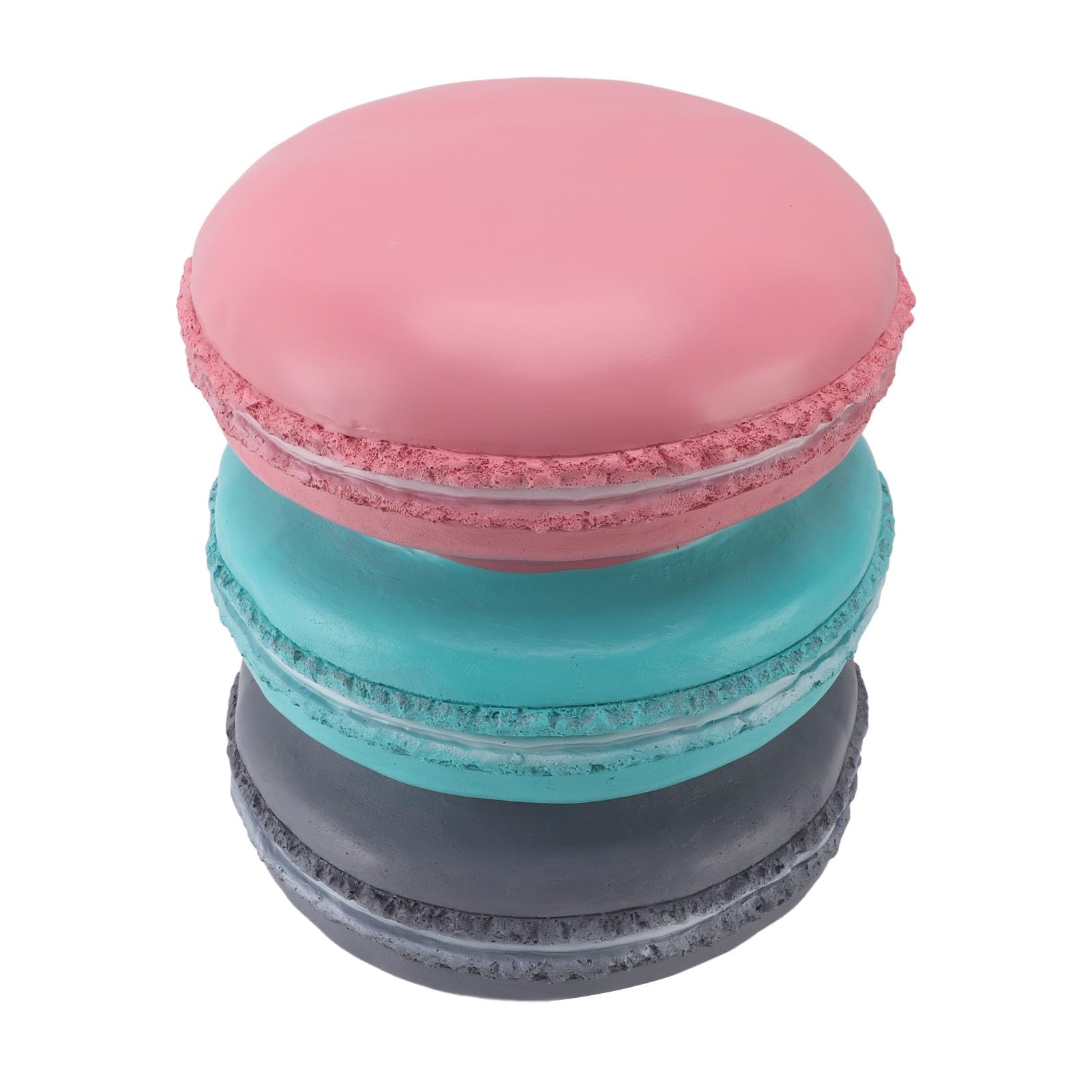 **Macaron-Shaped Kids Foot Rest Stool - Cute Shoe Change Stool for Living Room & Bedroom, Fun Food-Themed Stool for Toddlers - Perfect for Playrooms, Reading Nooks & Nursery Decor**
