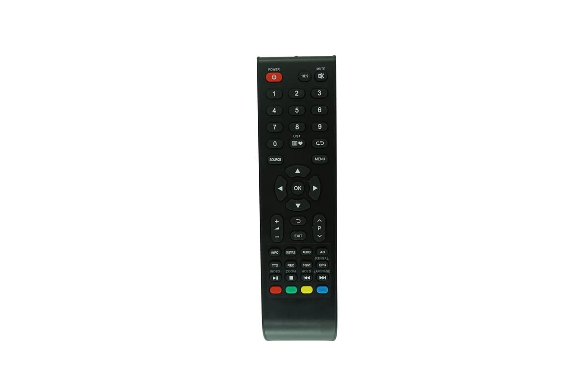 Universal Replacement Remote Control for WBox Technologies 0E-55LED, 0E-55LED4K, 0E-65LED4K, MC451, OE-50LED4KA, OE-55LED4KA, OE-65LED4KA, OE-19LED, OE-22LED, OE-24LED, OE-20LED2 Smart LED TVs | Compatible with Multiple WBox TV Models | Perfect for Home Entertainment & Easy TV Control